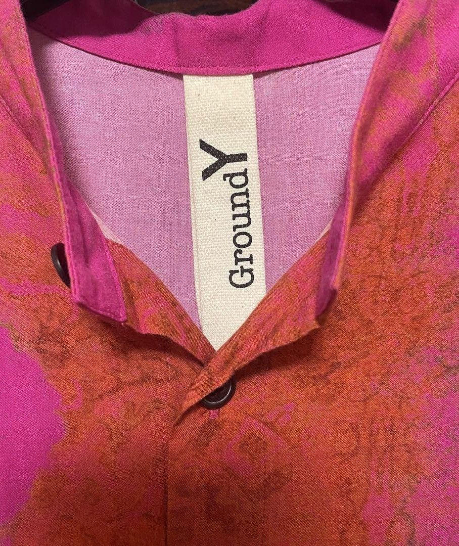 Ground Y AW23 Pink Shirt Rayon Size US S / EU 44-46 / 1 - 2 Thumbnail