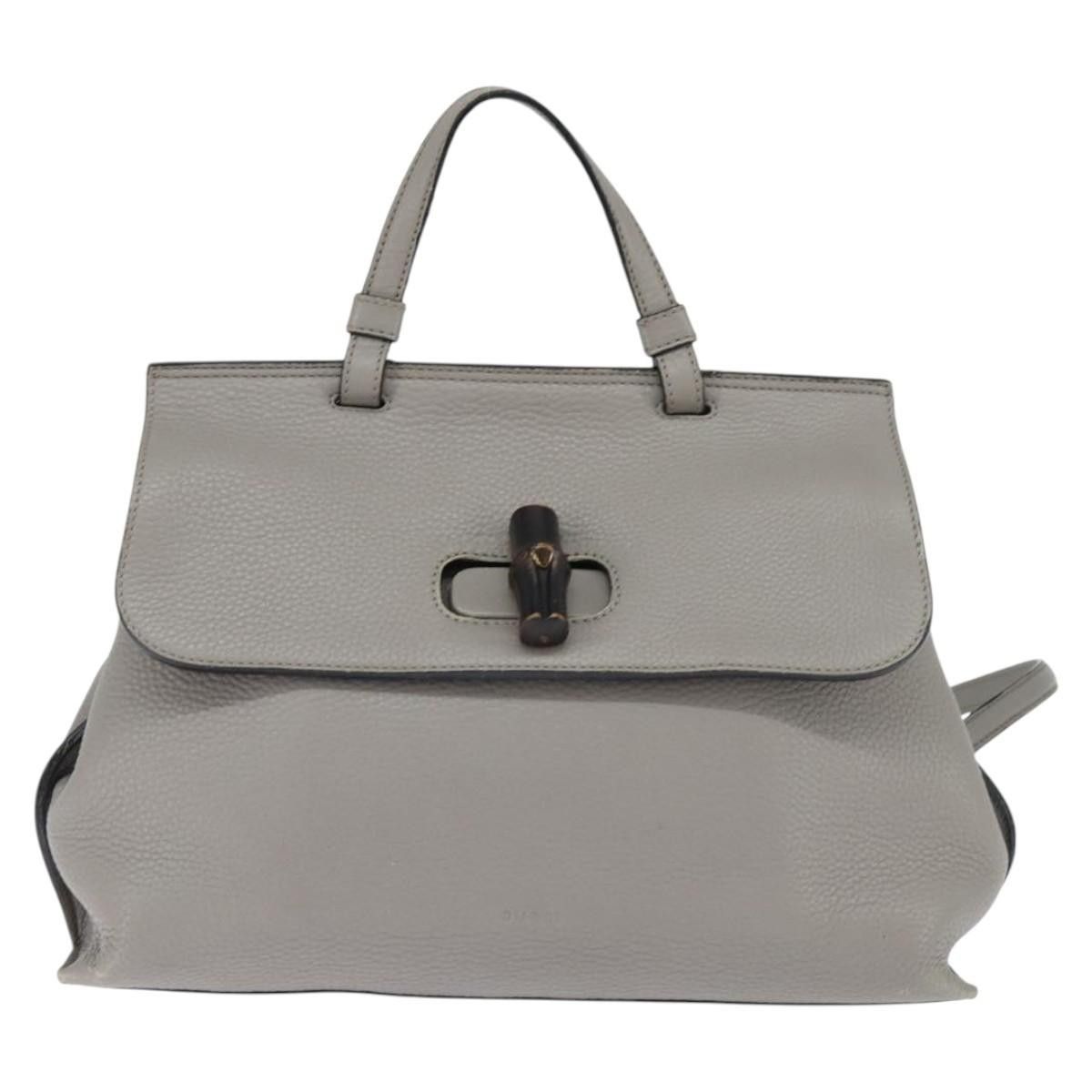Gucci Gucci Bamboo Daily Top Handle Leather Size ONE SIZE - 1 Thumbnail