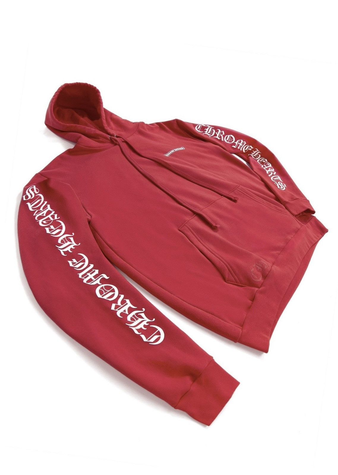 Chrome Hearts Chrome Hearts Red Scroll Logo Hoodie Size US L / EU 52-54 / 3 - 3 Thumbnail