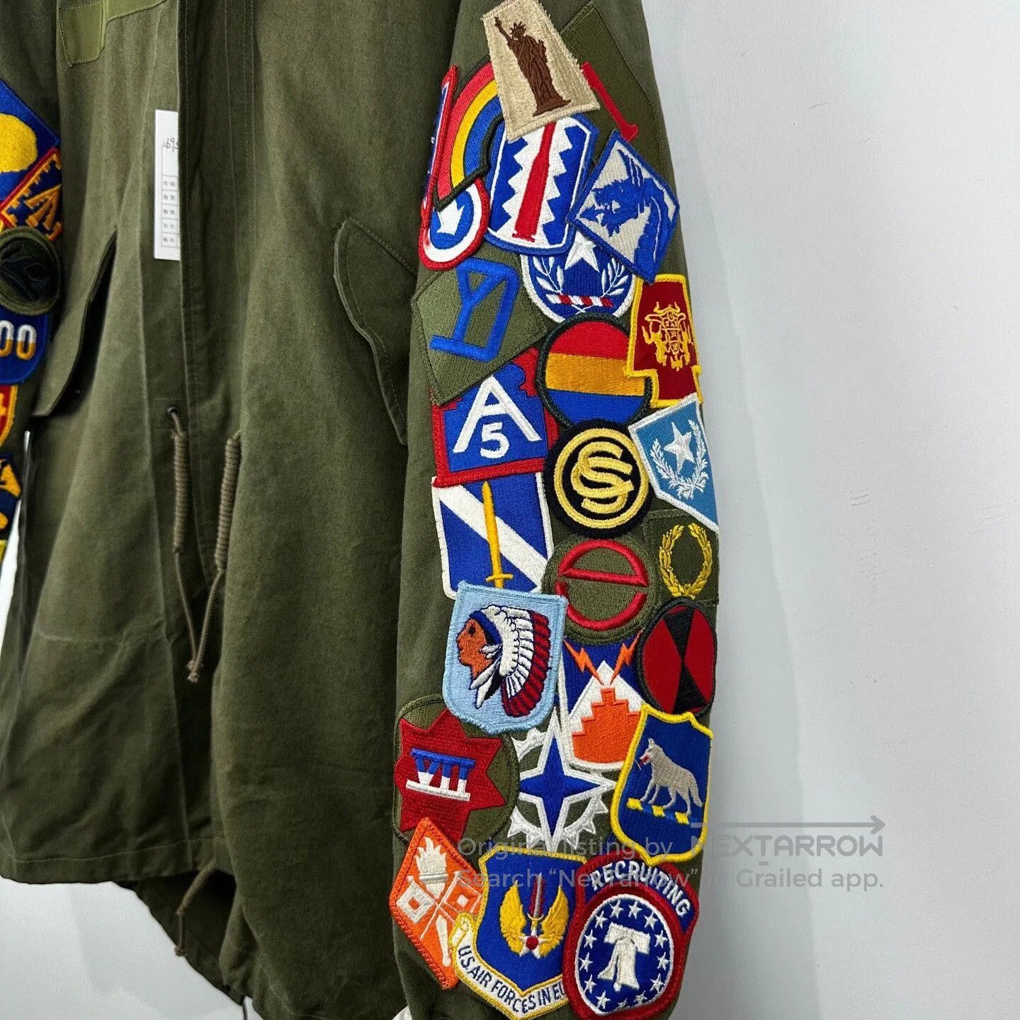 Japanese Brand Long Fishtail Parka with Detachable Lining. Size US M / EU 48-50 / 2 - 6 Thumbnail