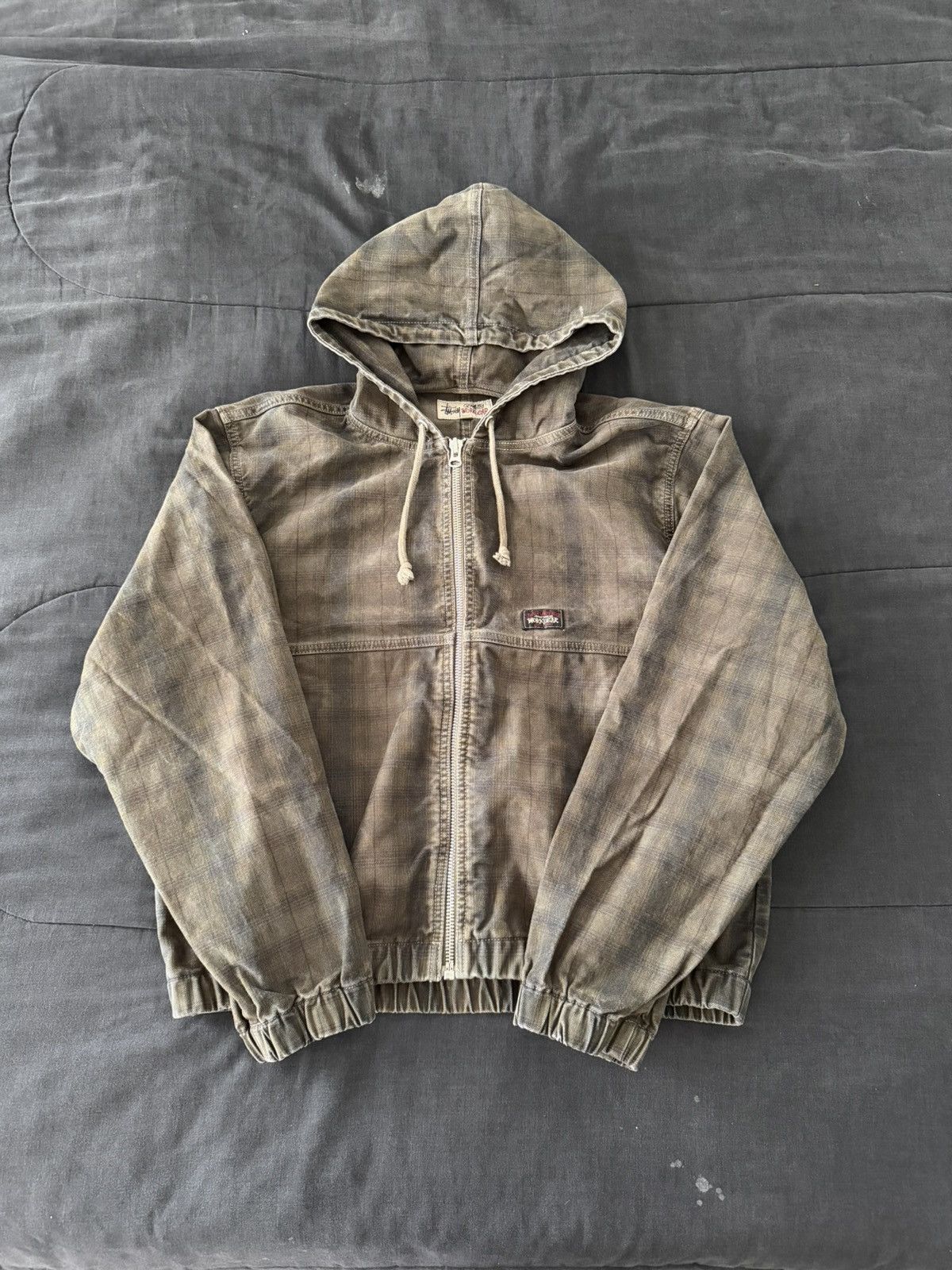 シ*ウ様 Special 90s old stussy \"work jacket Vintage 90's STUSSY Workwear Jacket Design Embroidery Logo