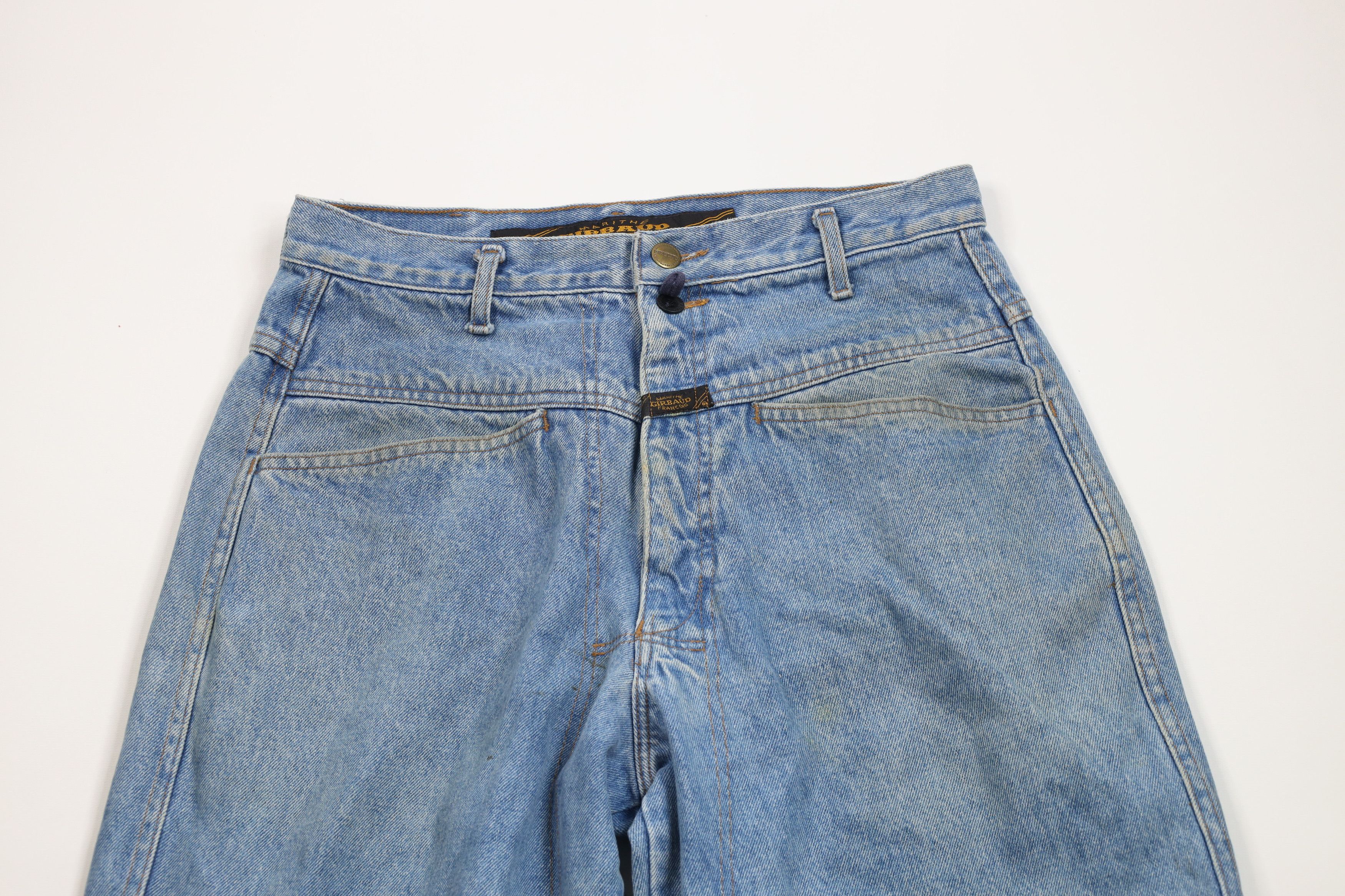 Marithe + Francois Girbaud × Vintage Vintage 90s Marithe Francois Girbaud Leg Jeans Blue USA Size US 30 / EU 46 - 2 Thumbnail