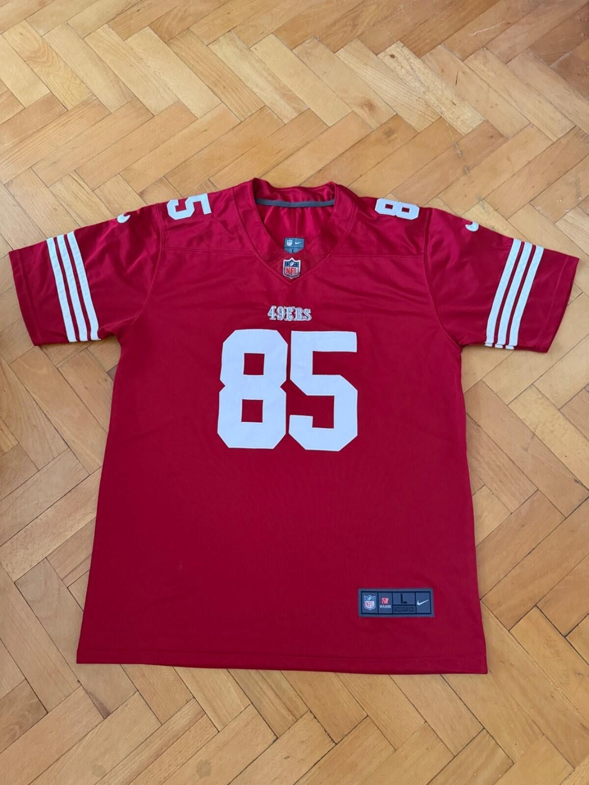 Nike George Kittle San Francisco 49ers Nike Vapor Jersey 2022 NFL Size US L / EU 52-54 / 3 - 1 Thumbnail