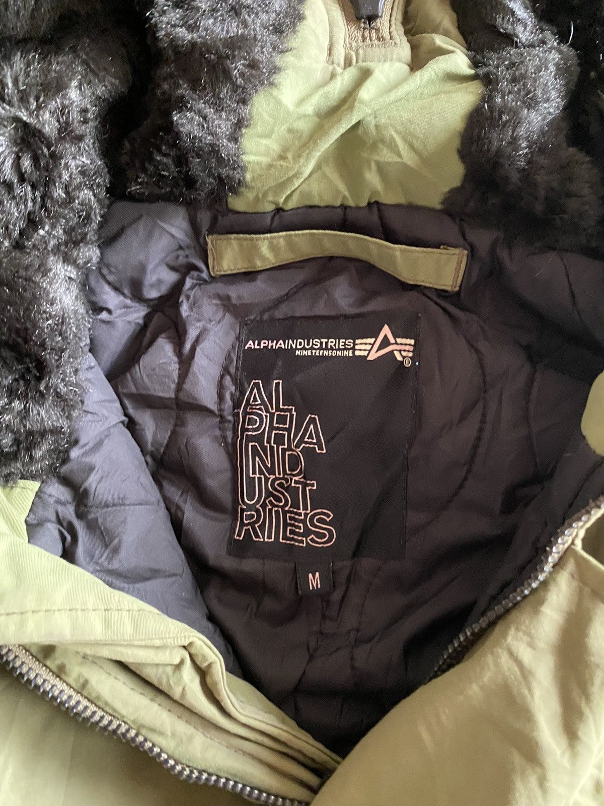 Alpha Industries × Vintage Vintage Alpha Industries Faux Fur N2b Bomber Jacket Size US M / EU 48-50 / 2 - 4 Thumbnail