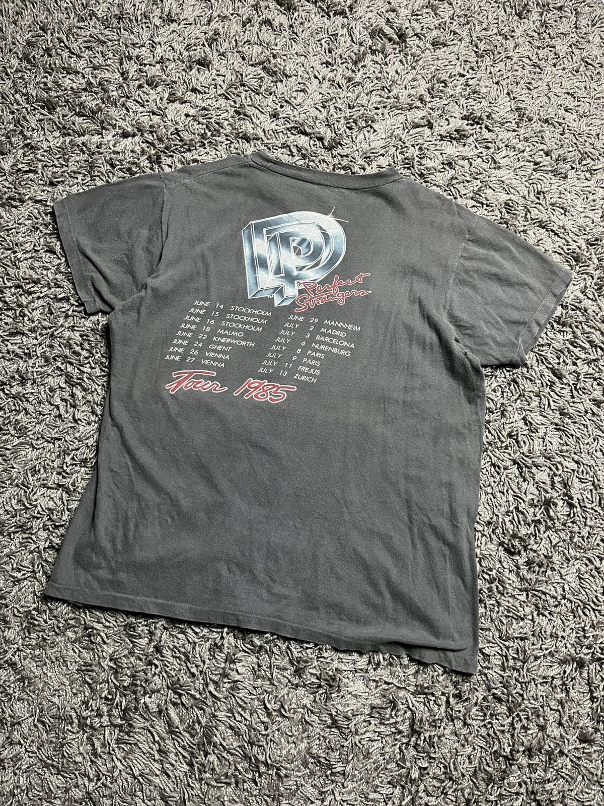 Band Tees 1985 Deep Purple Tour Shirt - Thames Designs - Single Stitch Size US M / EU 48-50 / 2 - 9 Thumbnail