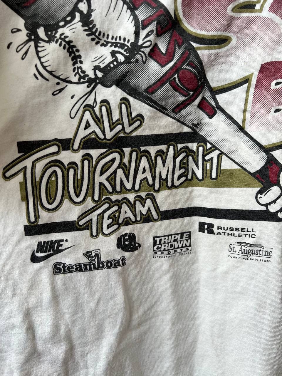 Russell Athletic TRIPLE CROWN SOFT BALL SERIES ALL TOURNAMENT TEAM T SHIRT XL Size US XL / EU 56 / 4 - 5 Thumbnail