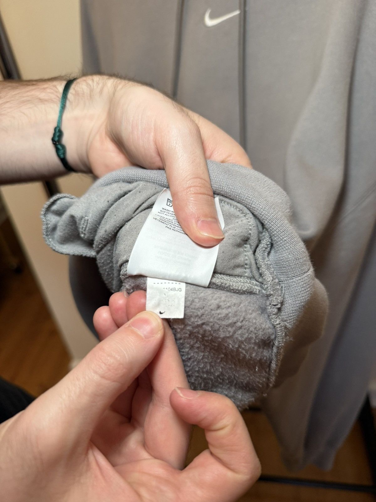 Fear of God × Nike Center swoosh Nike X Fear of God hoodie Size US XL / EU 56 / 4 - 7 Thumbnail