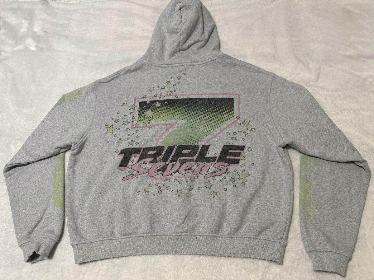 TRIPLE SEVENS Triple Sevens 777 Surf Hoodie Grey Size Medium Size US M / EU 48-50 / 2 - 6 Thumbnail