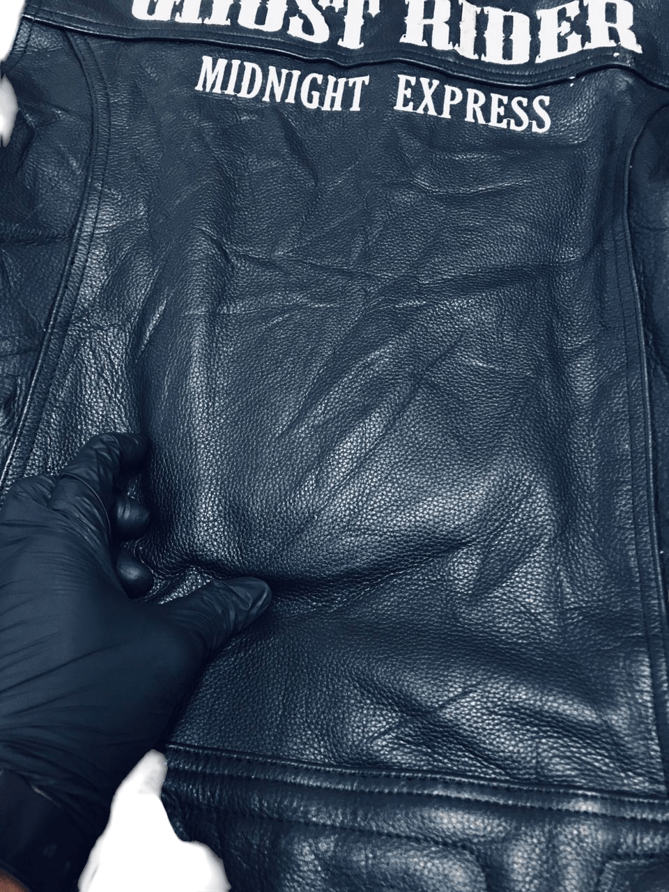 Vintage Vintage Ghost Rider by Good Luck Leather Jacket Size US M / EU 48-50 / 2 - 5 Thumbnail