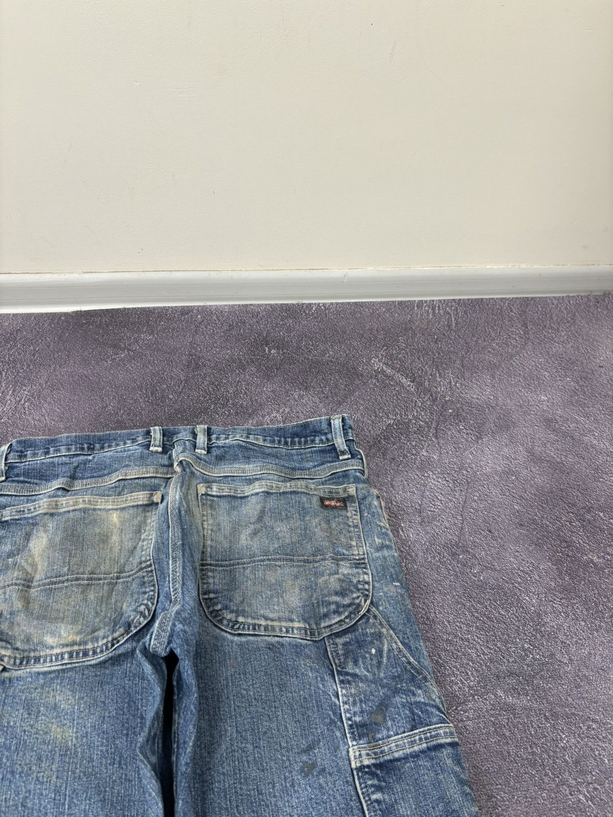 Dickies Vintage Dickies Y2K Distressed Faded Work Denim Baggy Jeans Size US 34 / EU 50 - 7 Thumbnail