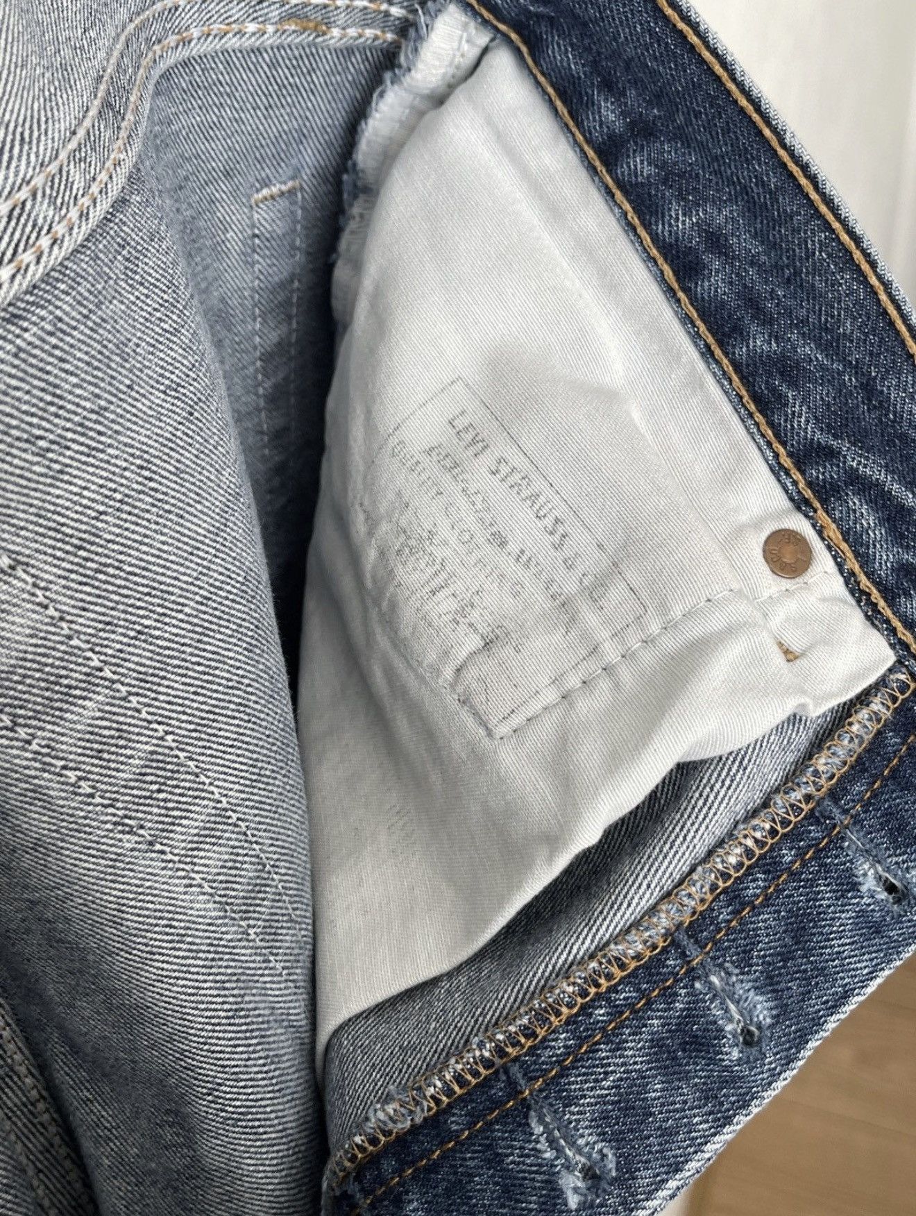 Vintage Straight Leg Levis 536 Jeans Size US 32 / EU 48 - 10 Thumbnail