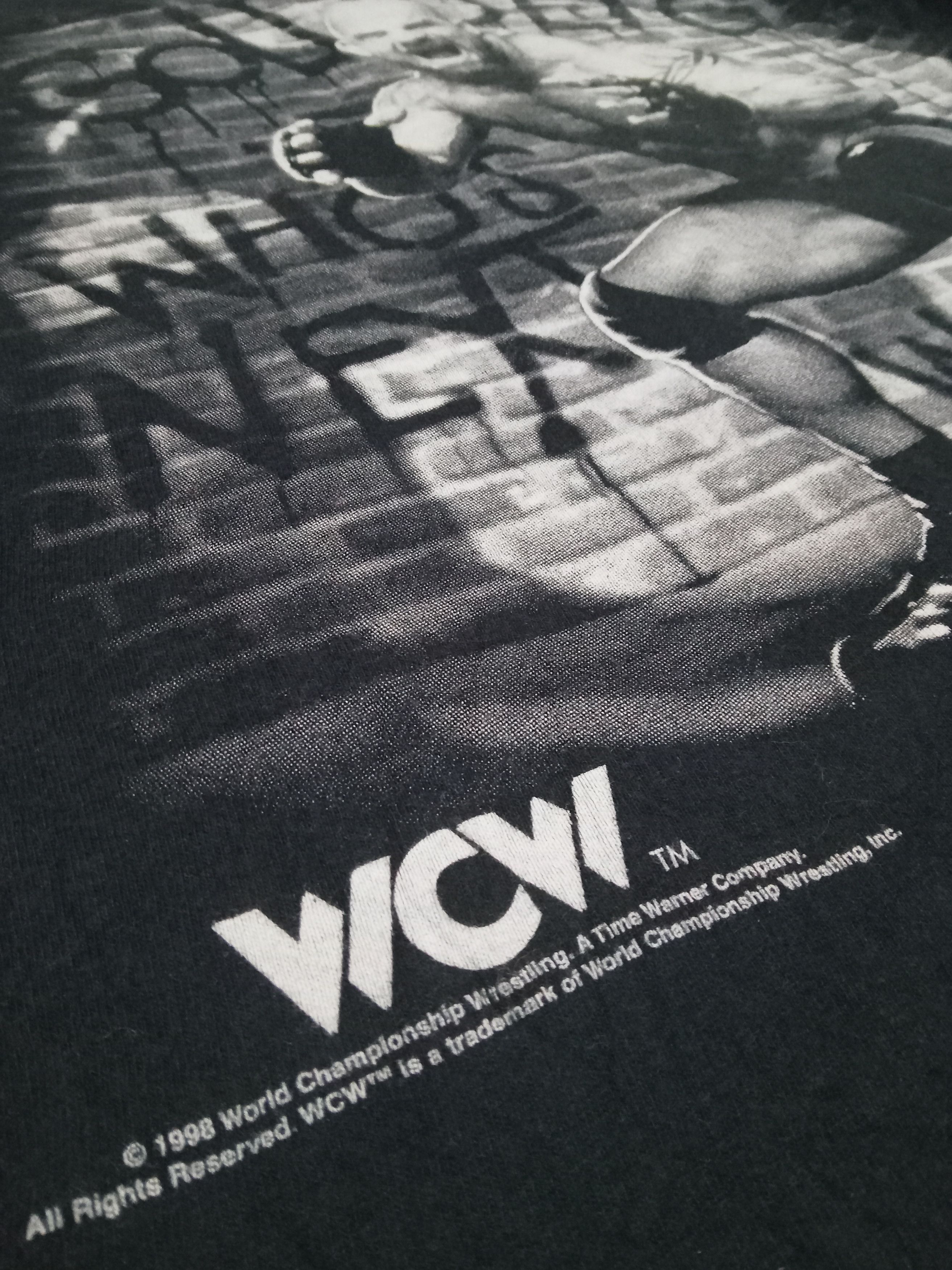 Fruit Of The Loom × Vintage Goldberg WCW 1998 Big Face Vintage T Shirt Size US S / EU 44-46 / 1 - 10 Thumbnail