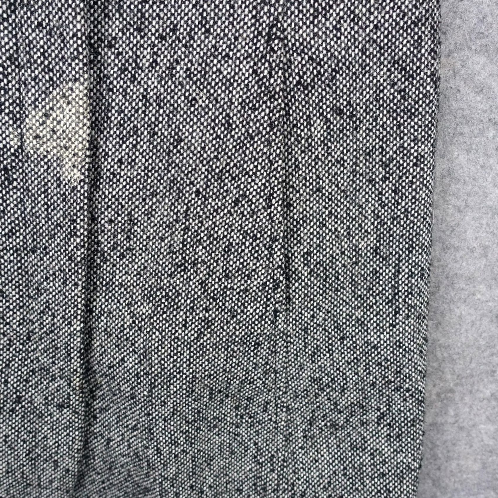 Guess VINTAGE Guess Coat Womens S Gray Wool Tweed Military Double Breasted VTG Y2K Size S / US 4 / IT 40 - 3 Thumbnail