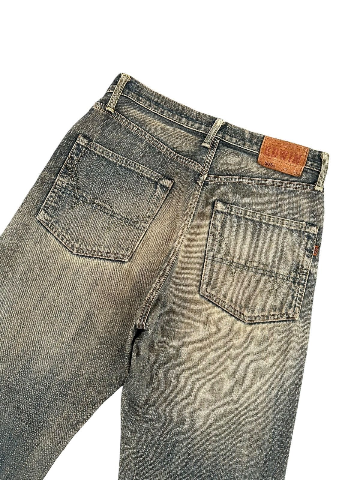 Kapital Vintage Edwin 505z Selvedge Rusty Distressed Denim jeans Size US 31 - 4 Thumbnail