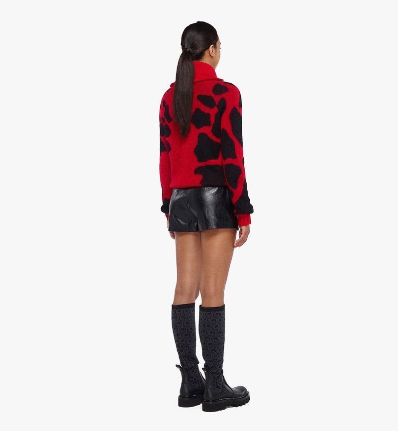 MCM o1mt1gz0126 Shorts in Crushed Faux Leather in Black Size 25" / US 0 / IT 36 - 4 Thumbnail