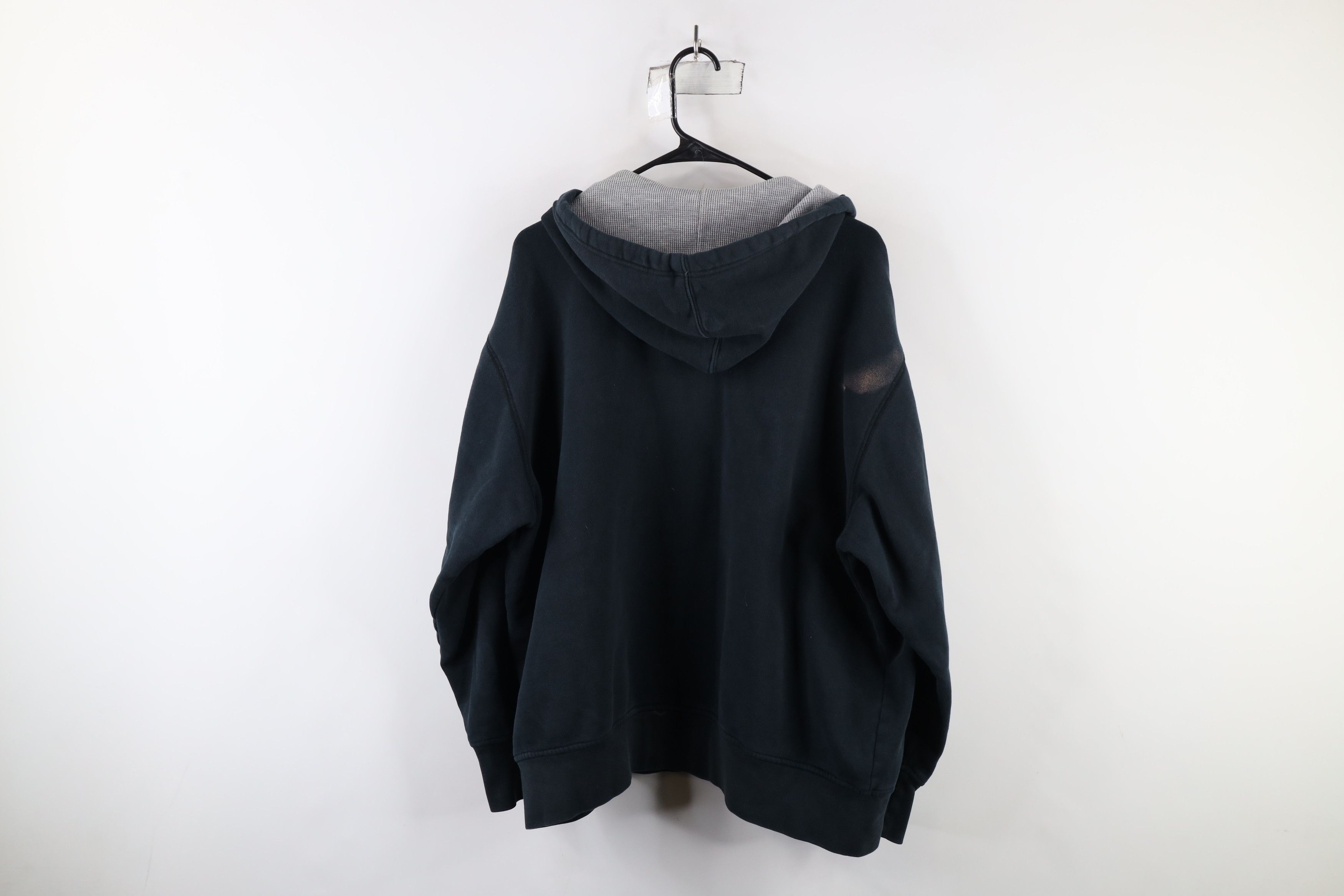 Reebok × Vintage Vintage 90s Reebok Spell Thermal Waffle Knit Lined Hoodie Size US M / EU 48-50 / 2 - 12 Thumbnail