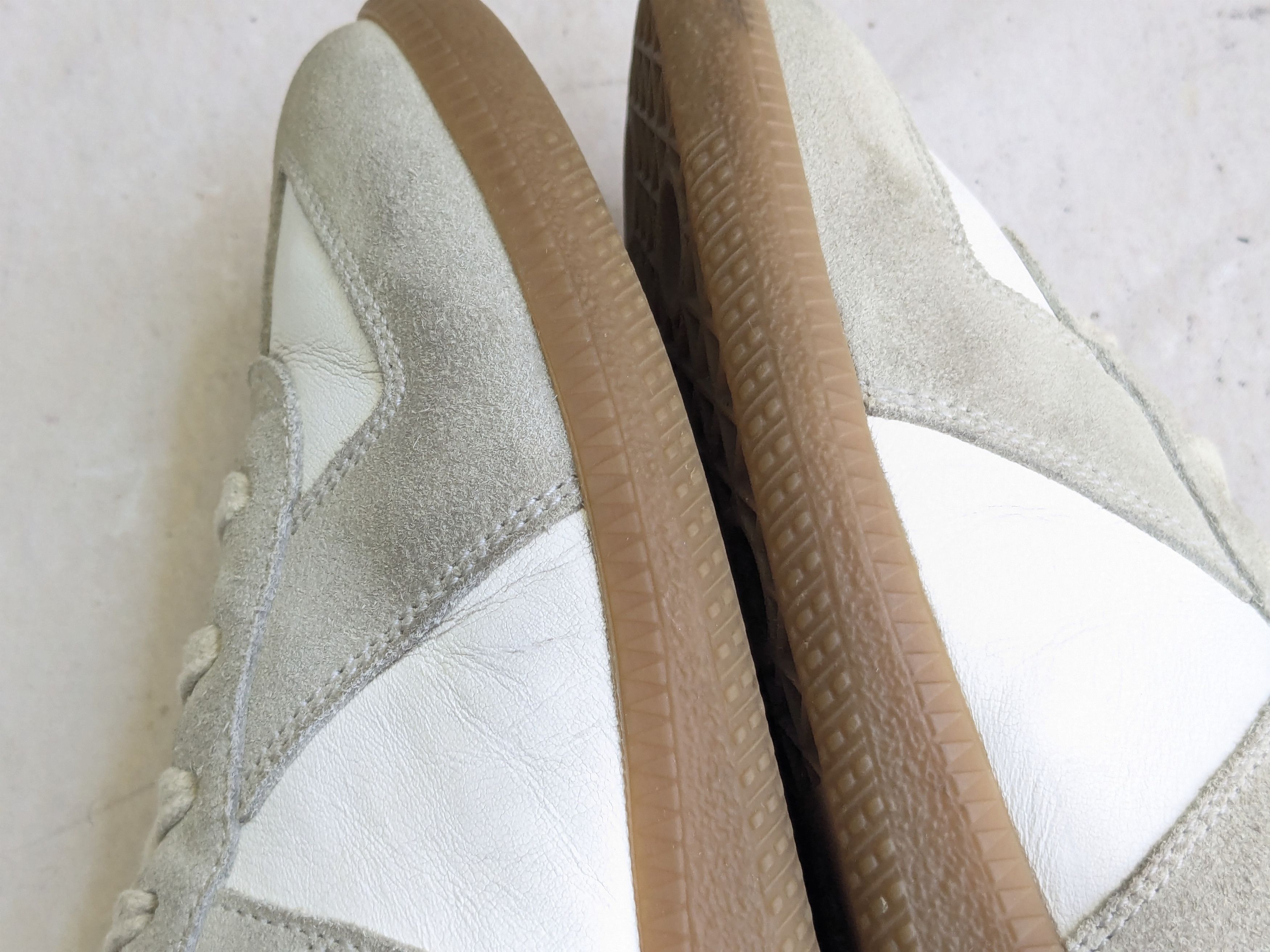Maison Margiela Maison Margiela GAT Replica White Gray 8 41 Low Tops Size US 8 / EU 41 - 9 Thumbnail