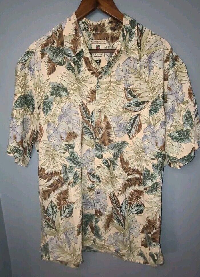 Tori Richard Vintage Tori Richard Hawaiian Shirt Men's XL Button Up USA Size US XL / EU 56 / 4 - 1 Thumbnail