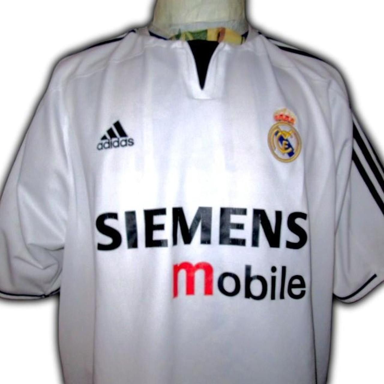 Adidas Real Madrid Spain 2003 2004 Home Shirt Jersey Camiseta Size US XL / EU 56 / 4 - 4 Thumbnail