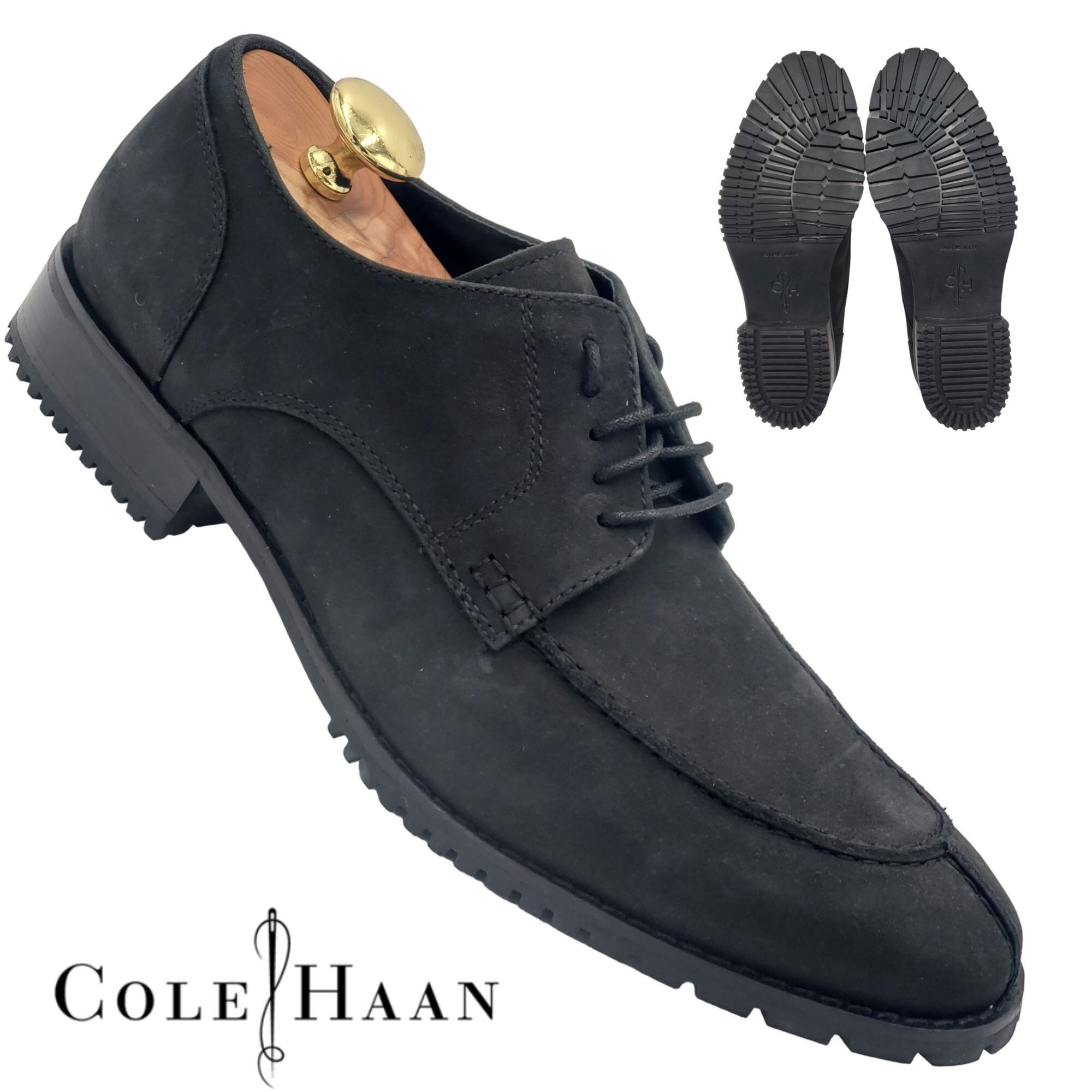 Cole Haan NEW Cole Haan AIR Men 9.5 Waterproof Black Suede  display picture 1