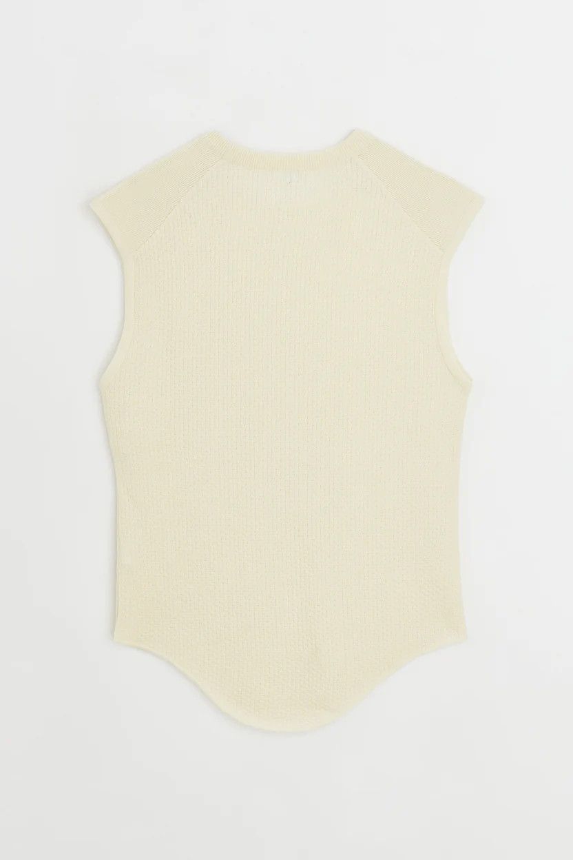 Judy Turner o1mle0225 Unisex Mikey Tank Top in Panna Size US XL / EU 56 / 4 - 2 Thumbnail