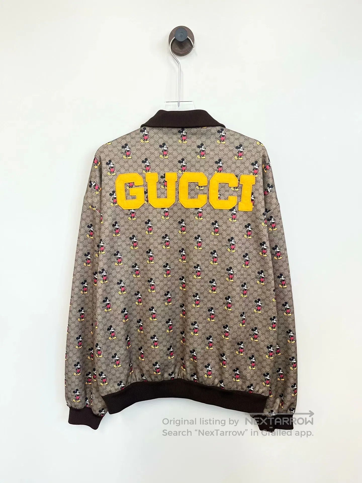 Gucci Guicci Brown Mickey pattern full print jacket| Size US XS / EU 42 / 0 - 2 Thumbnail