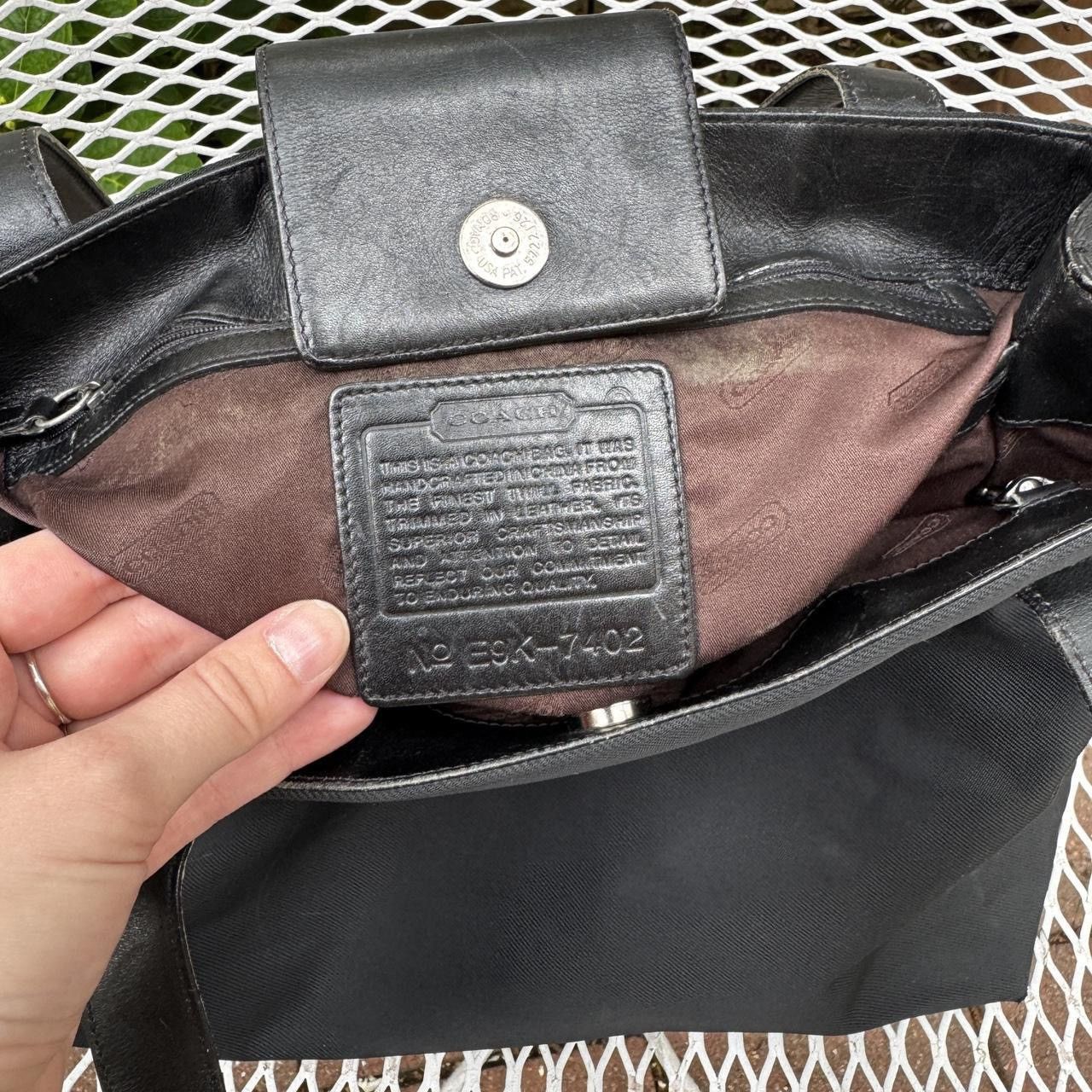 Coach Vintage 90’s Black Coach Nylon Shoulder Bag Size ONE SIZE - 7 Thumbnail