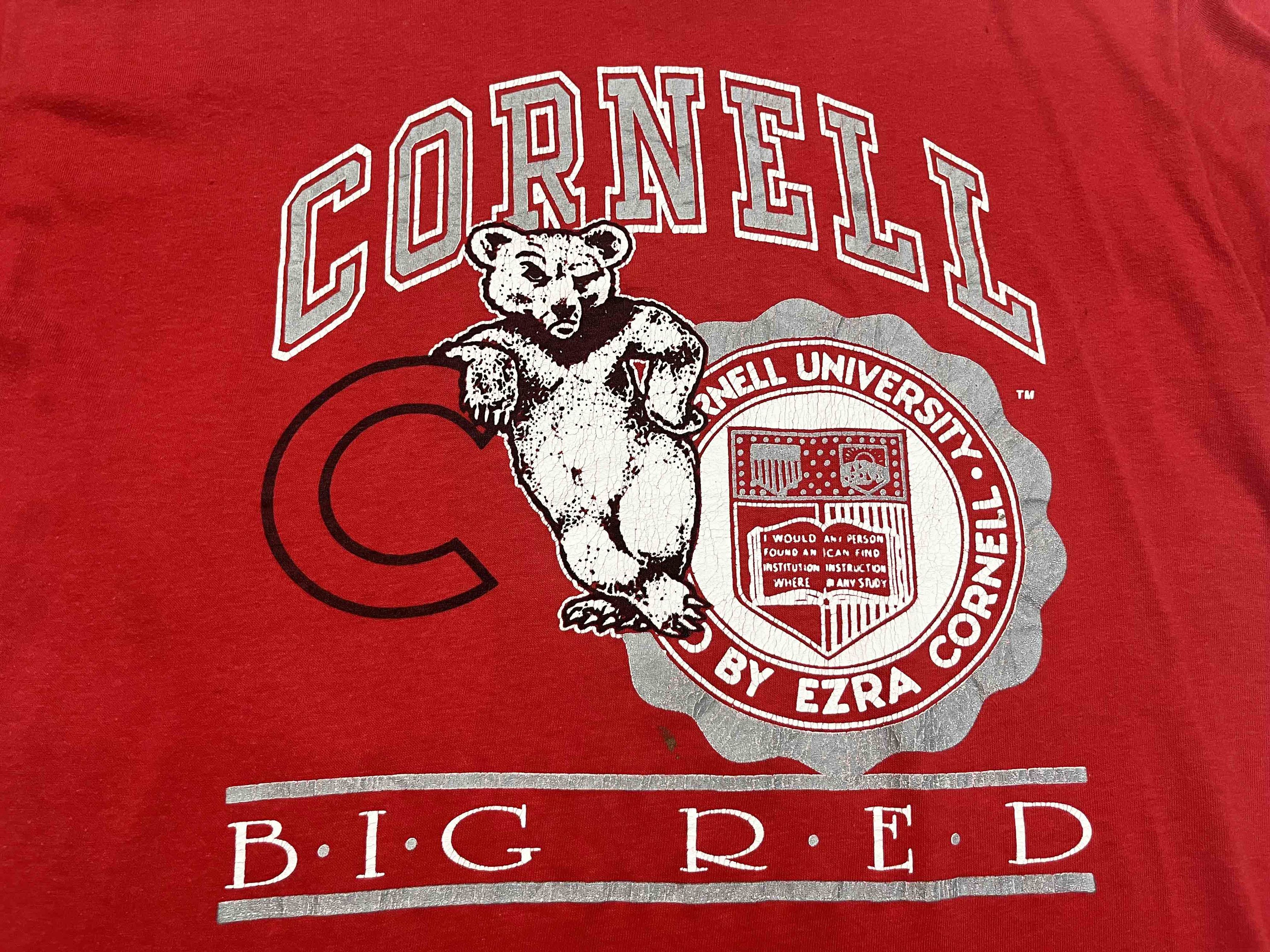 Vintage Vintage TNT Cornell Big Red Basketball NCAA T-Shirt Size US L / EU 52-54 / 3 - 2 Thumbnail