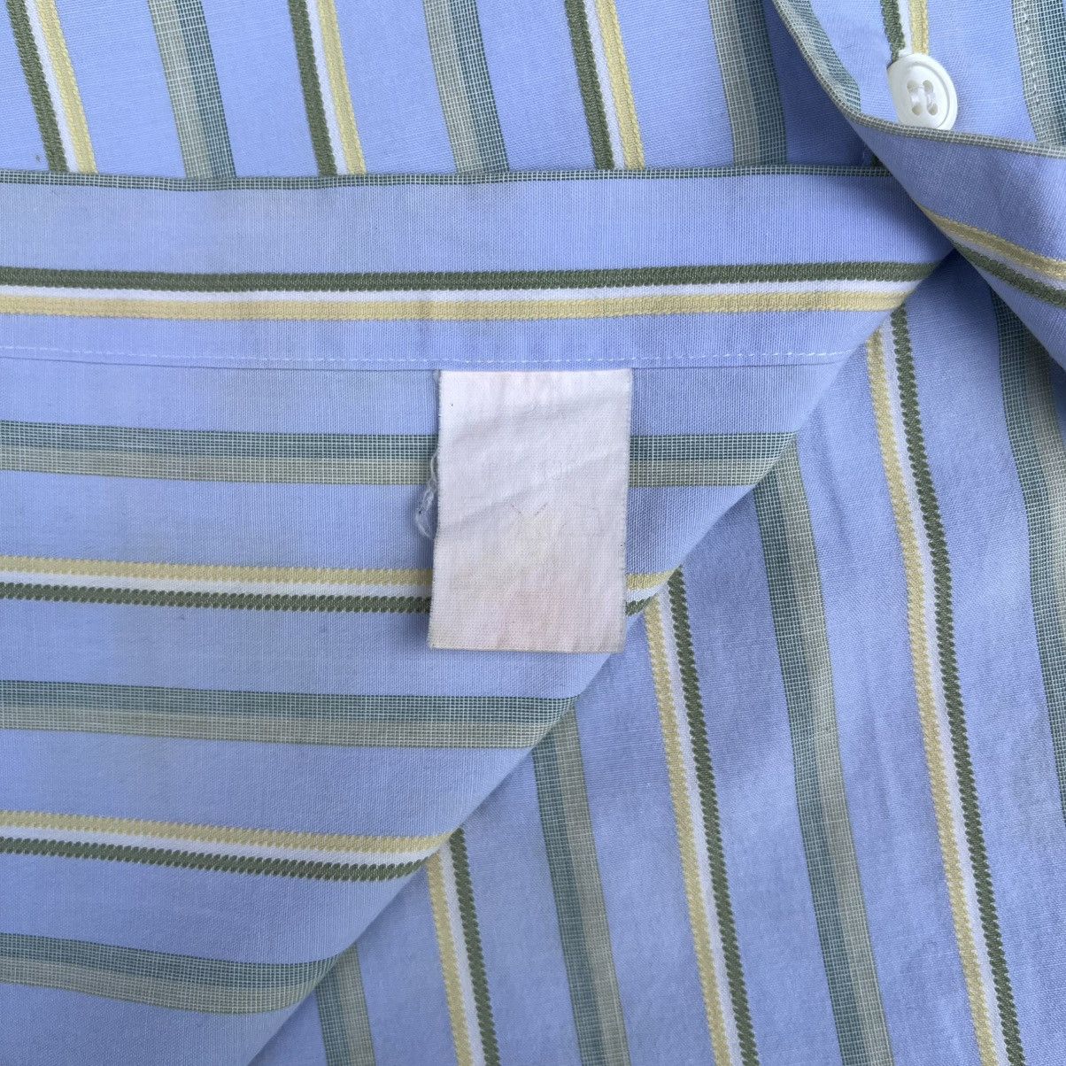 Issey Miyake IM Miyake Design Studio Shanghai Stripe Shirt Size US XL / EU 56 / 4 - 5 Thumbnail