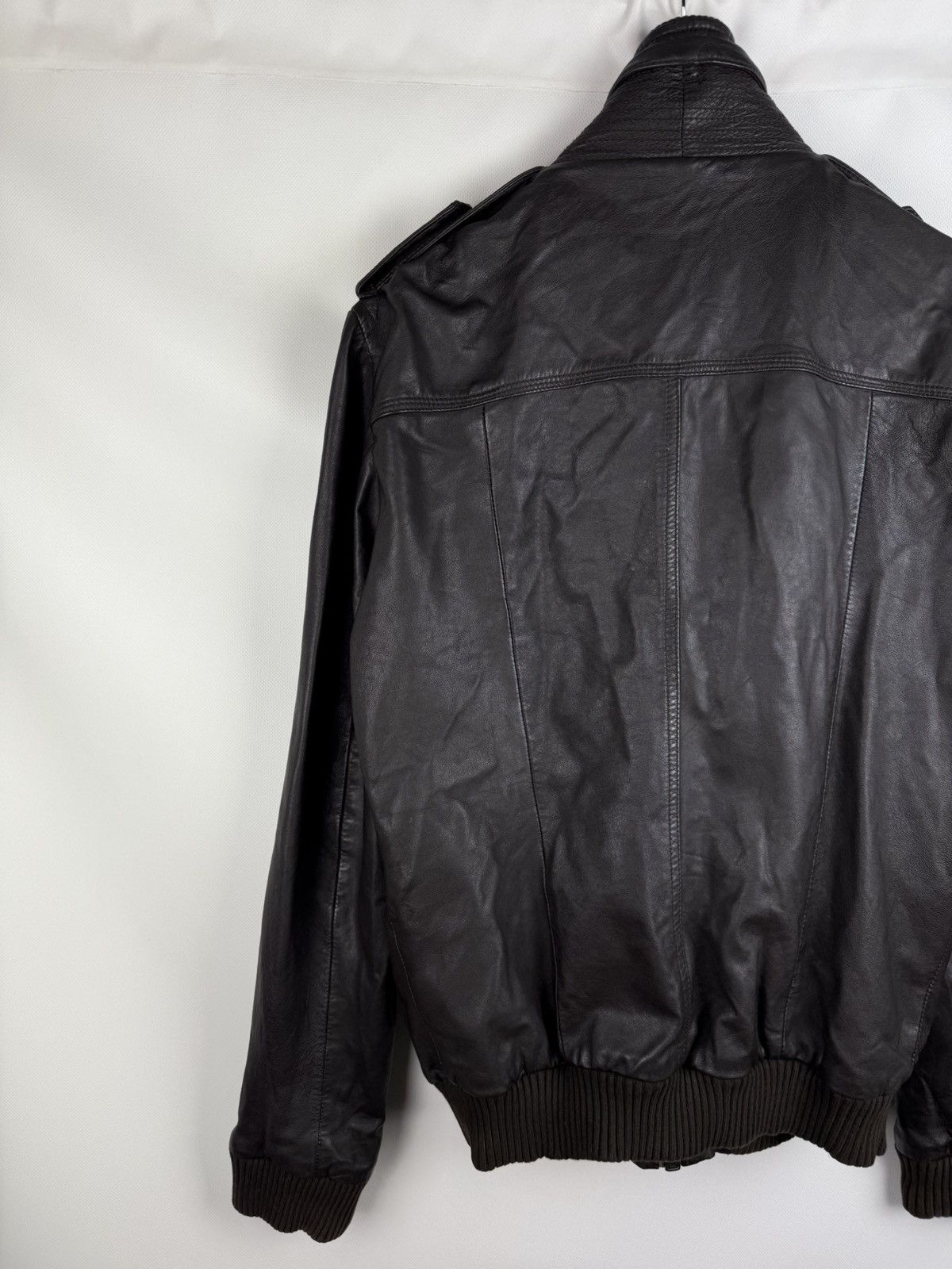 Superdry Superdry Japan Men’s Leather Bomber Jacket Size XL Size US XL / EU 56 / 4 - 14 Thumbnail