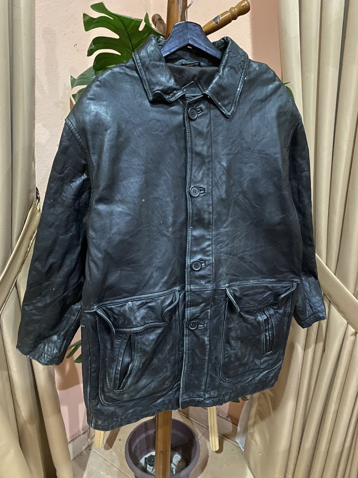 Other Vintage Korean-Made Black Leather Field Jacket – Lambskin Size US M / EU 48-50 / 2 - 3 Thumbnail