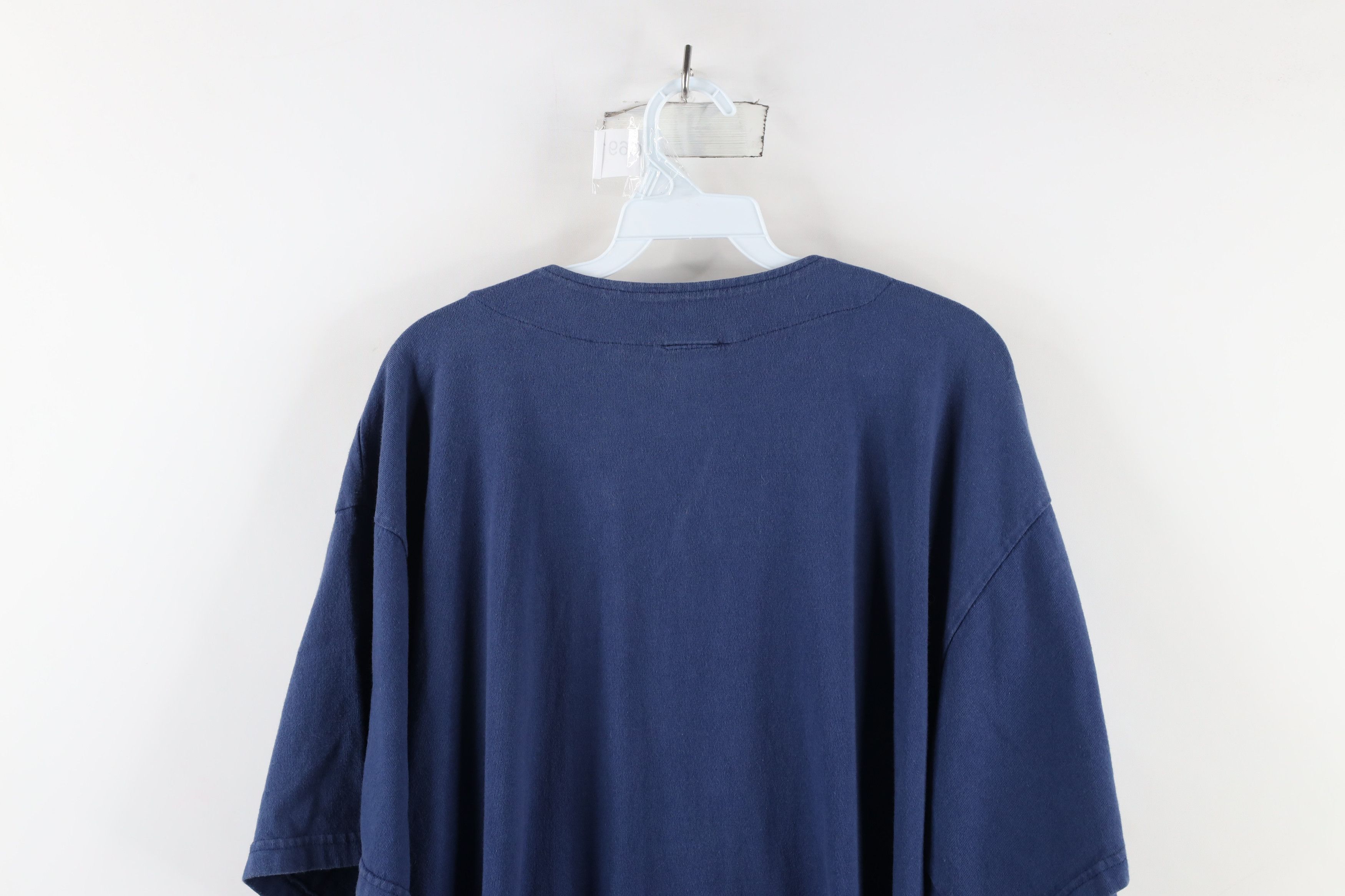Vintage Vintage 90s Streetwear Short Sleeve Baseball Jersey Blue USA Size US XL / EU 56 / 4 - 7 Thumbnail