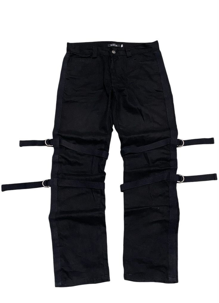 14th Addiction sunfaded denim bondage pants ifsixwasnine lgb style Size US 30 / EU 46 - 1 Thumbnail