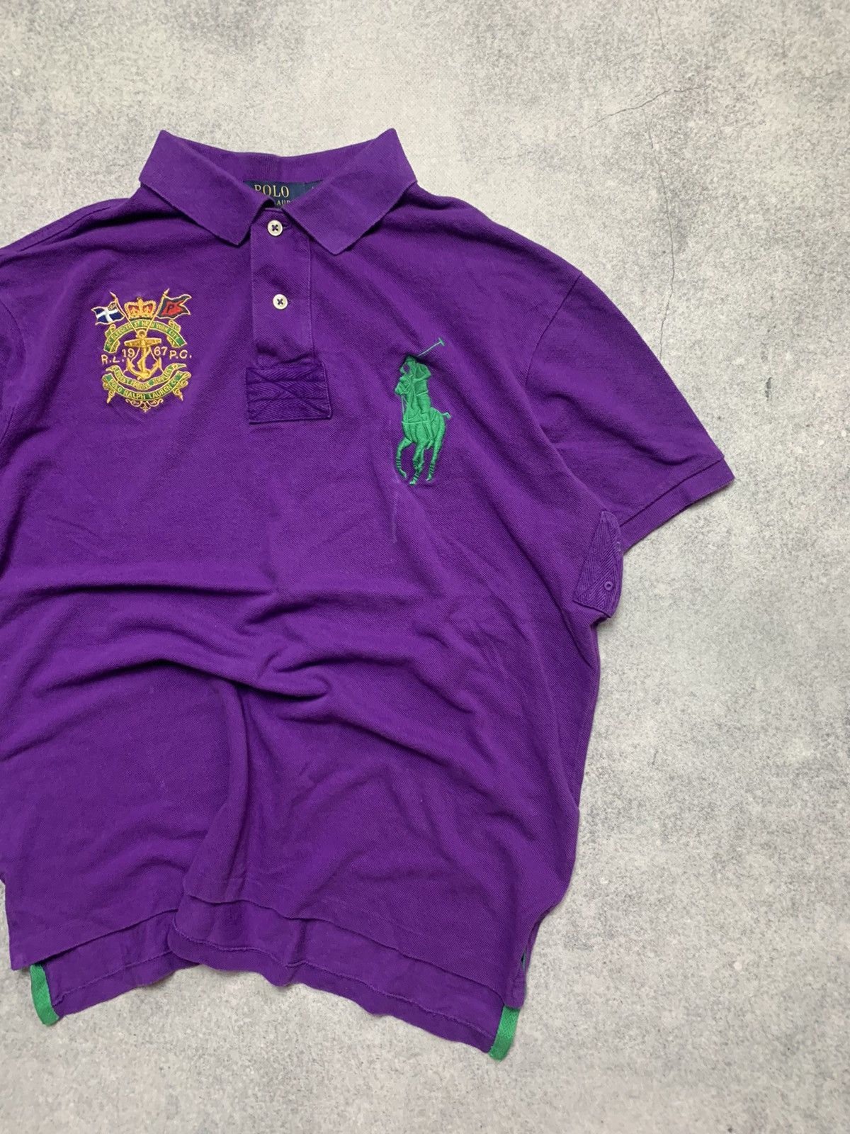 Ralph Lauren Vintage Ralph Lauren New York USA Rugby Challenge Shirt Size US XL / EU 56 / 4 - 3 Thumbnail
