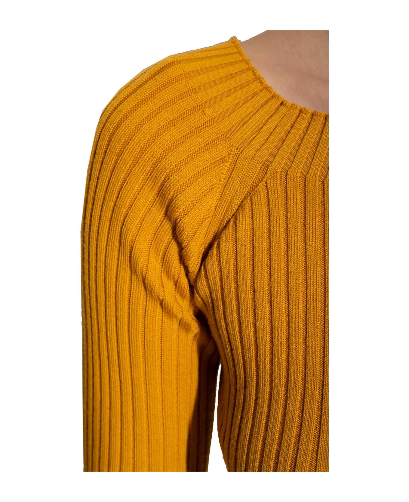 Chloe o1y0825 Sweater in Mustard Size L / US 10 / IT 46 - 2 Thumbnail