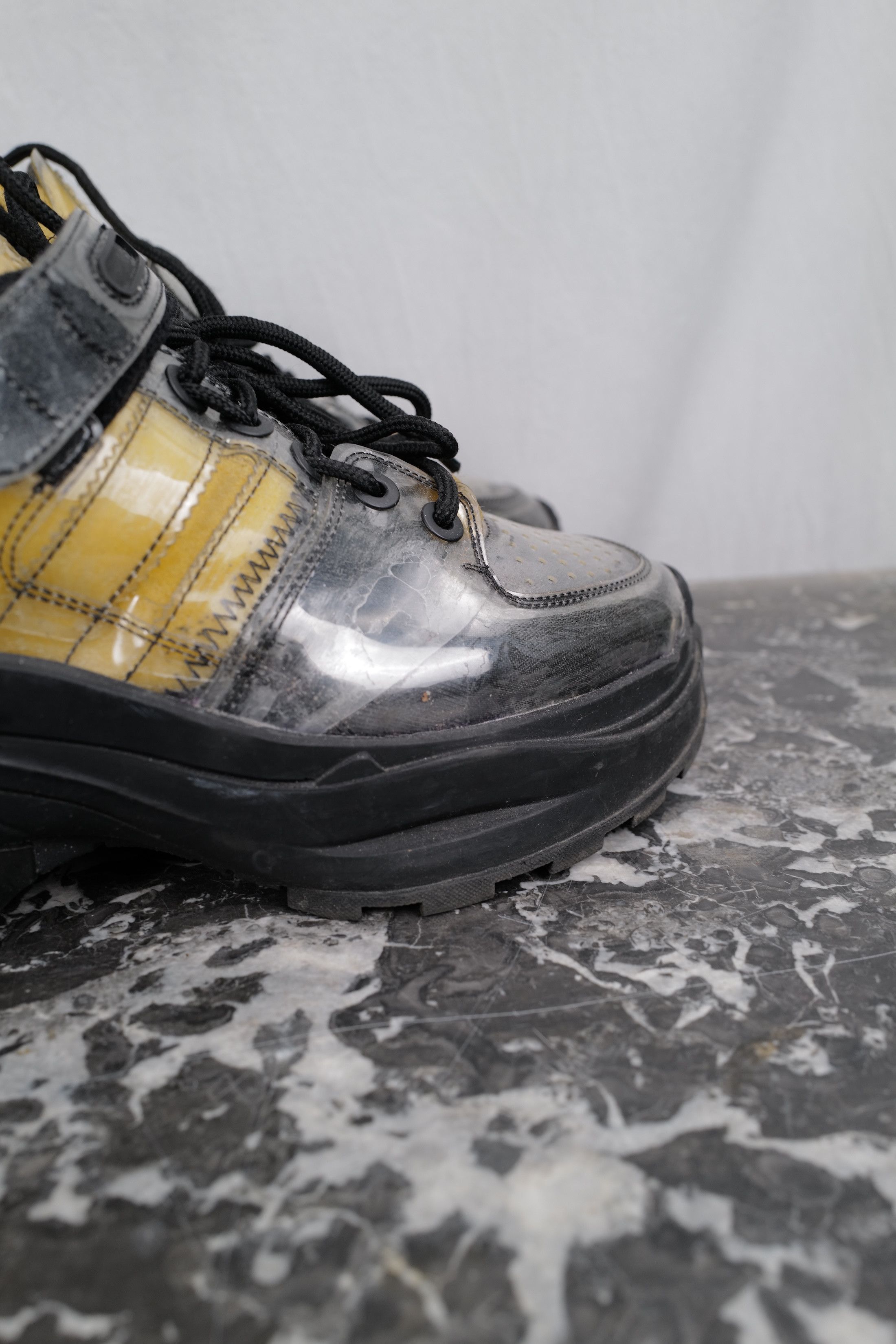 Maison Margiela Maison Margiela PVC Clear Retro Fit Chunky Sole Sneaker Size US 8 / EU 41 - 18 Thumbnail