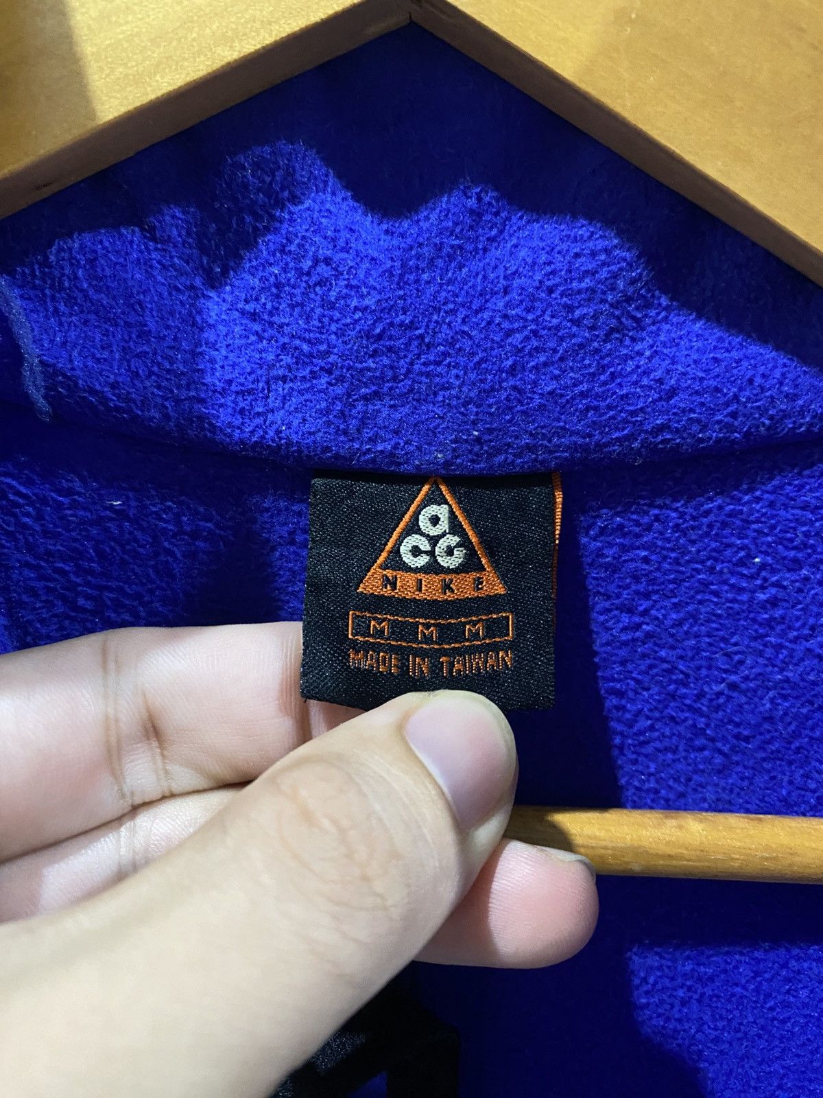 Nike × Nike ACG × Vintage 90s Vintage Nike ACG Fleece Jacket Size US M / EU 48-50 / 2 - 4 Thumbnail