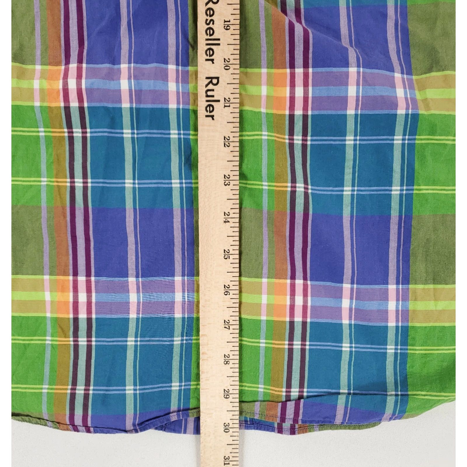 Ralph Lauren Ralph Lauren Shirt Madras Button Down Short Sleeve Classic Fit Plaid Mens XXL Multicolor Size US XXL / EU 58 / 5 - 6 Thumbnail