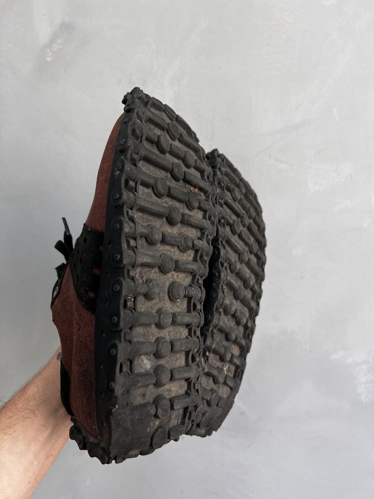 Maison Margiela 90s MARGIELA STYLE LEATEHR CHAIN PART LOW BOOTS Size US 7 / EU 40 - 9 Thumbnail