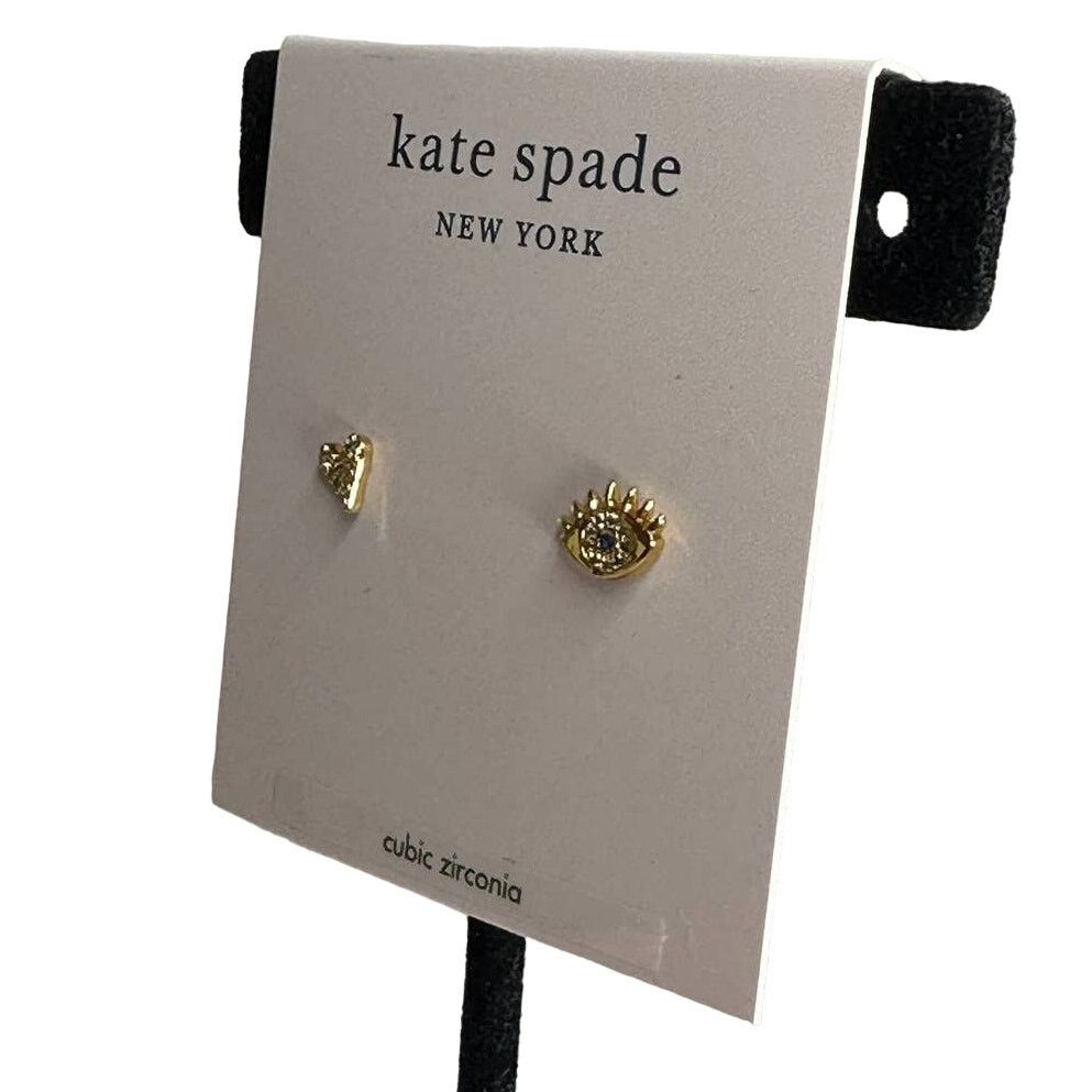 Kate Spade Kate Spade Evil Eye & Heart Mismatched Stud Earrings Size ONE SIZE - 3 Thumbnail