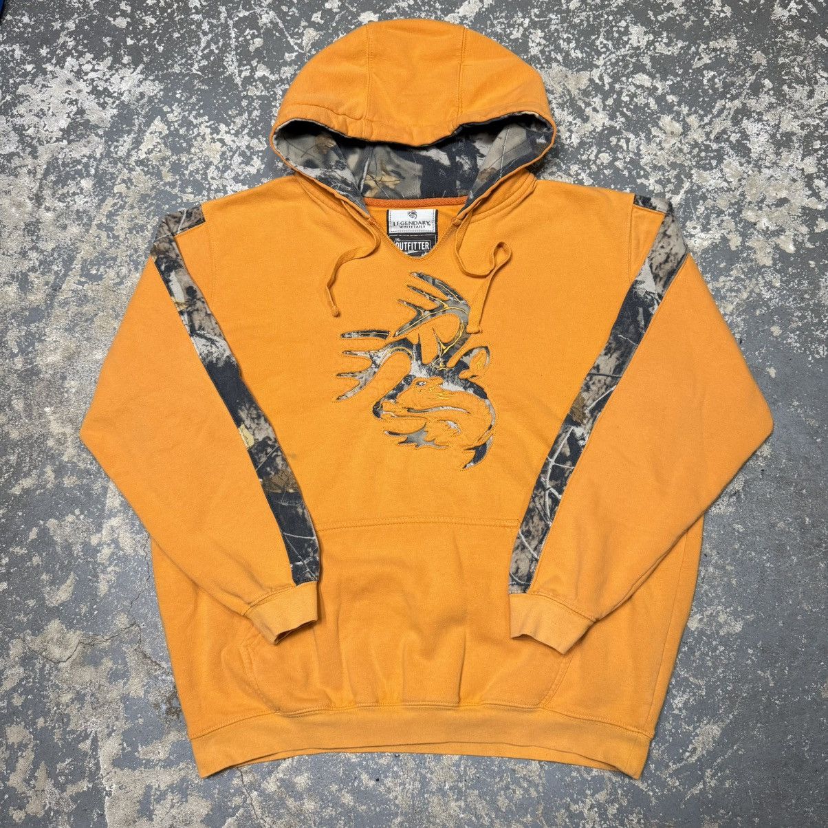 Vintage Vintage RealTree Legendary Essential Camo Orange Hoodie Swea Size US XL / EU 56 / 4 - 1 Thumbnail