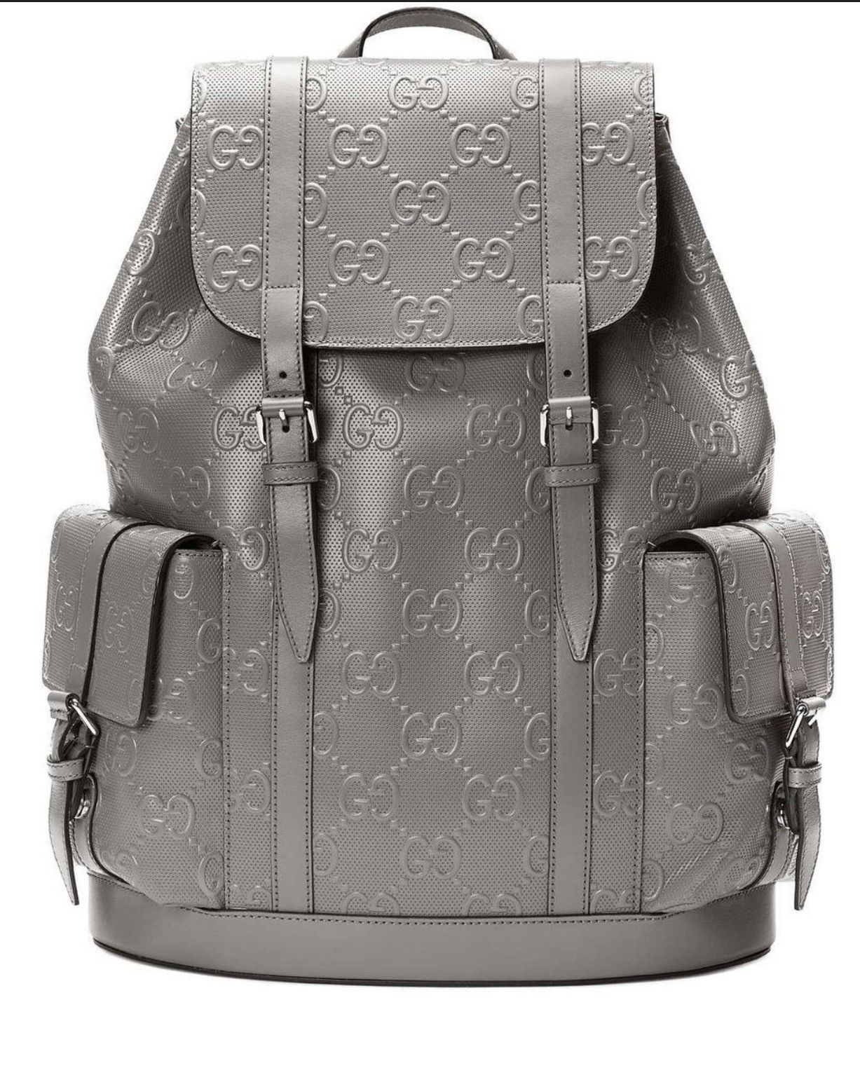 Gucci 💥LIMITED💥Gucci GG Leather Logo Embossed Backpack Size ONE SIZE - 1 Thumbnail