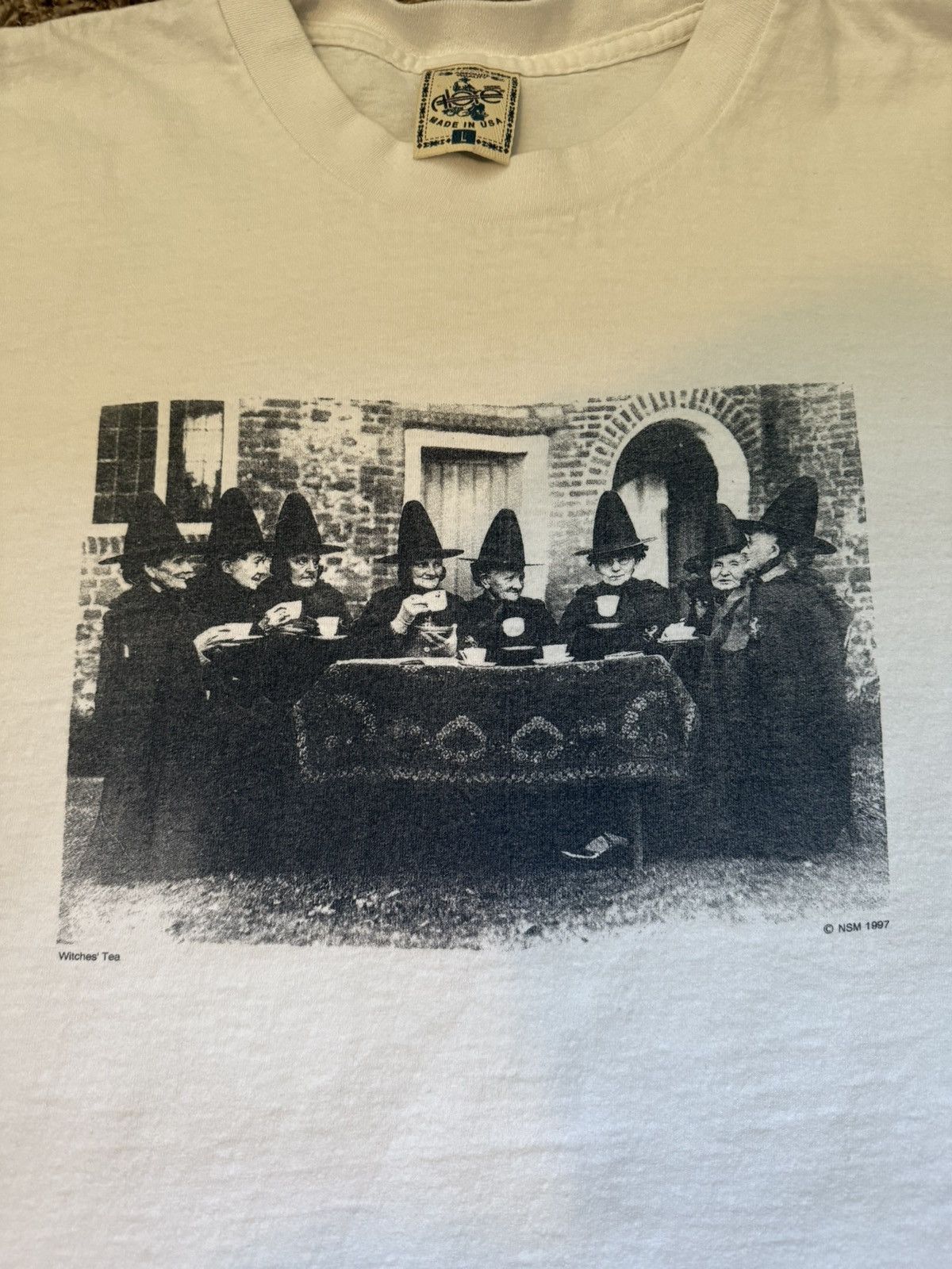 Vintage Vintage Witches Tea T-Shirt Size US L / EU 52-54 / 3 - 2 Thumbnail