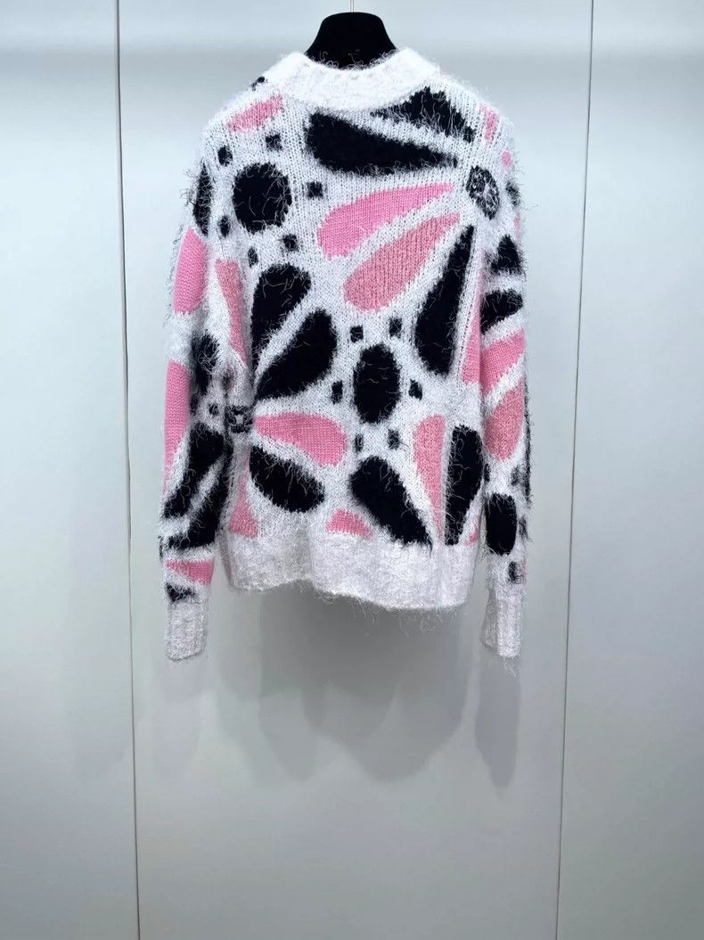 Chanel Chanel 23K show pink, white and black color-blocked petal s Size XXS / US 00 / IT 34 - 2 Thumbnail