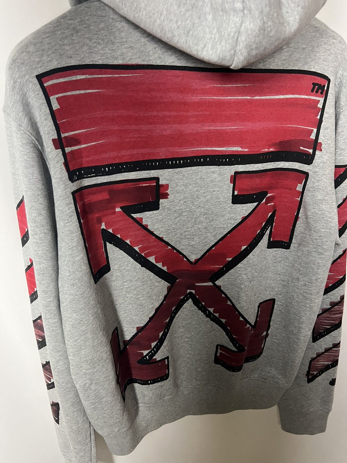 Off-White Off-white gray hoodie Size US M / EU 48-50 / 2 - 8 Thumbnail