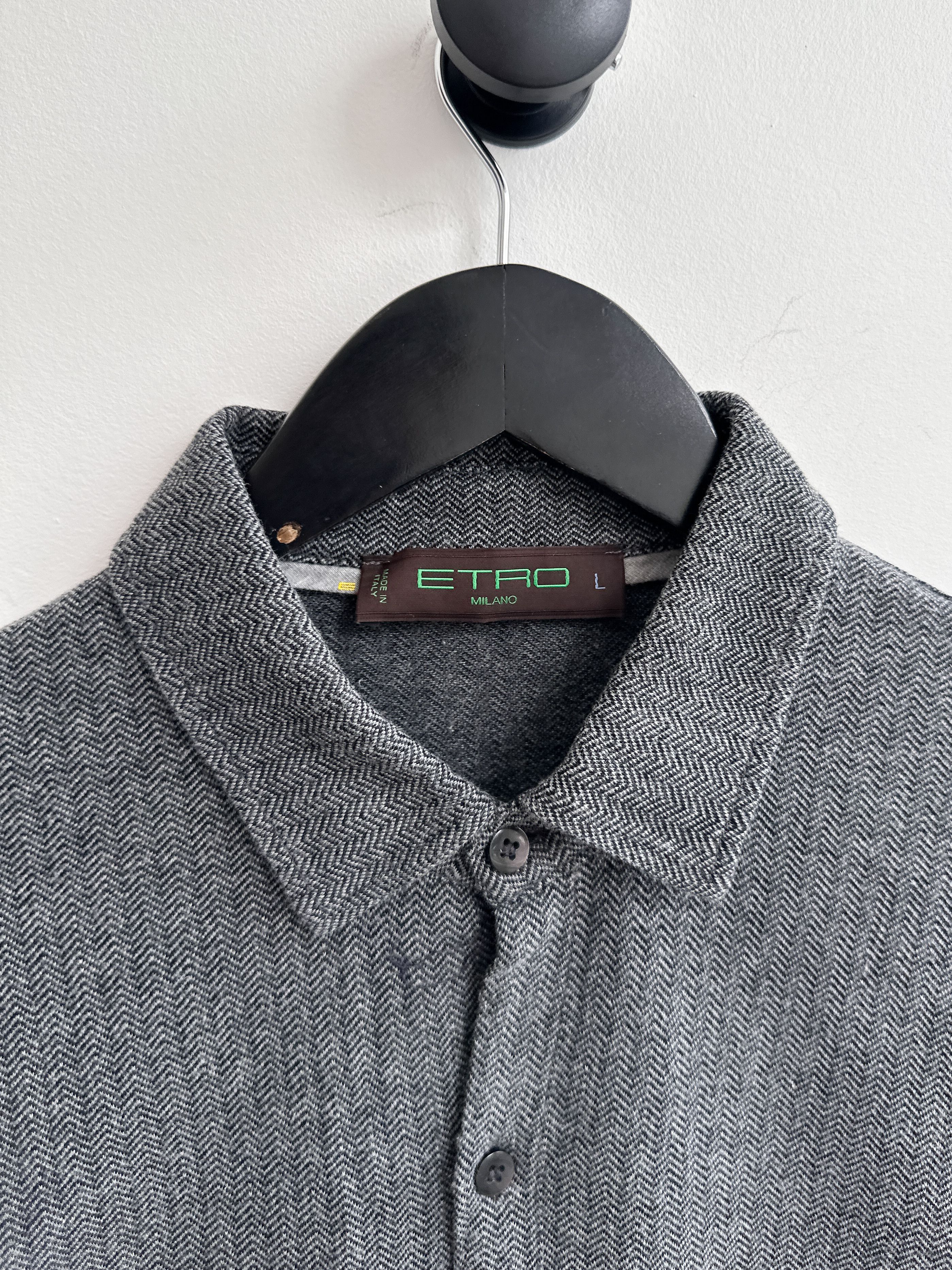 Etro Etro Milano Gray Shirt Size US M / EU 48-50 / 2 - 5 Thumbnail
