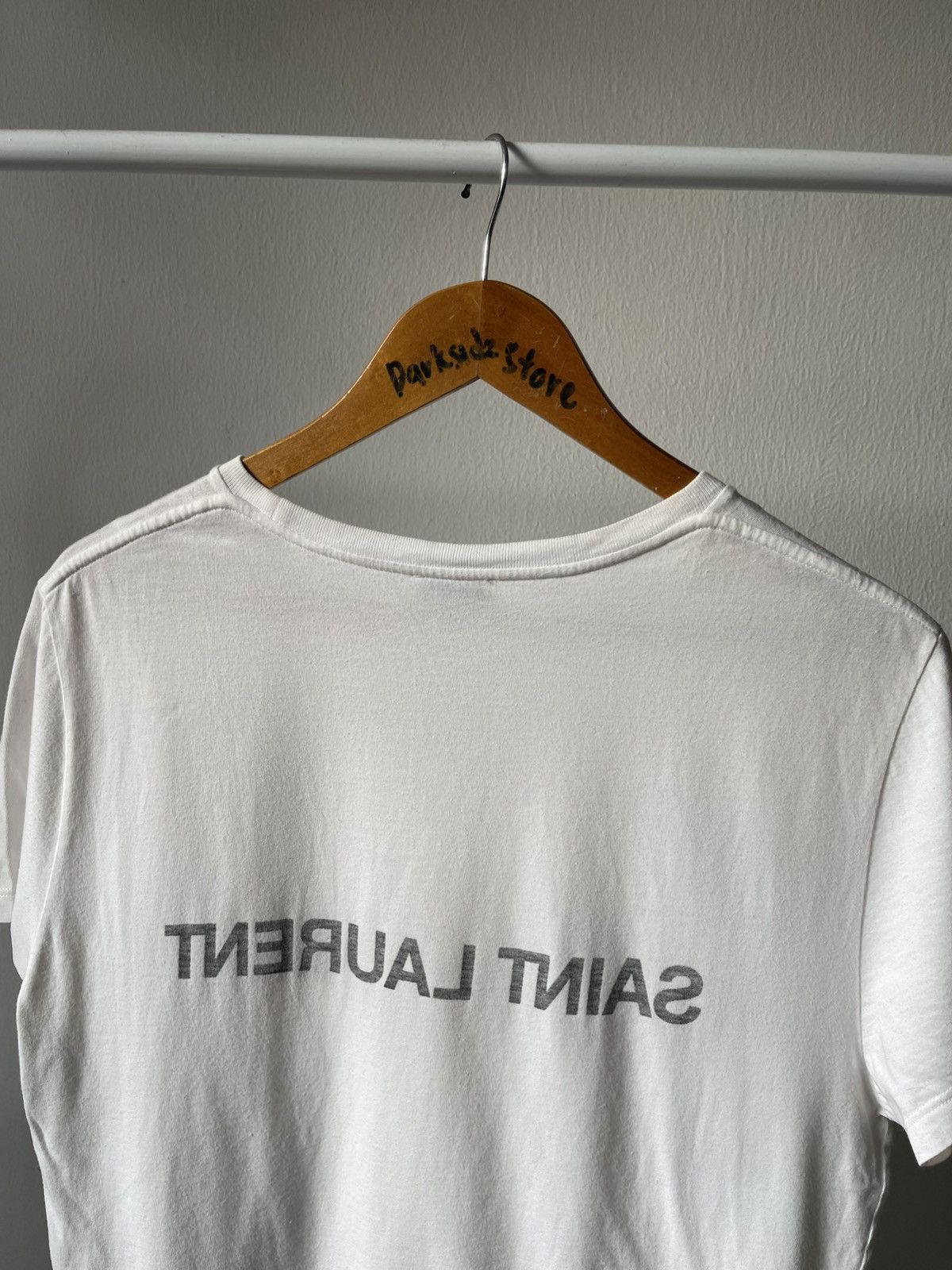 Saint Laurent Paris 2021 Saint Laurent Paris Reverse Tee Size US S / EU 44-46 / 1 - 5 Thumbnail