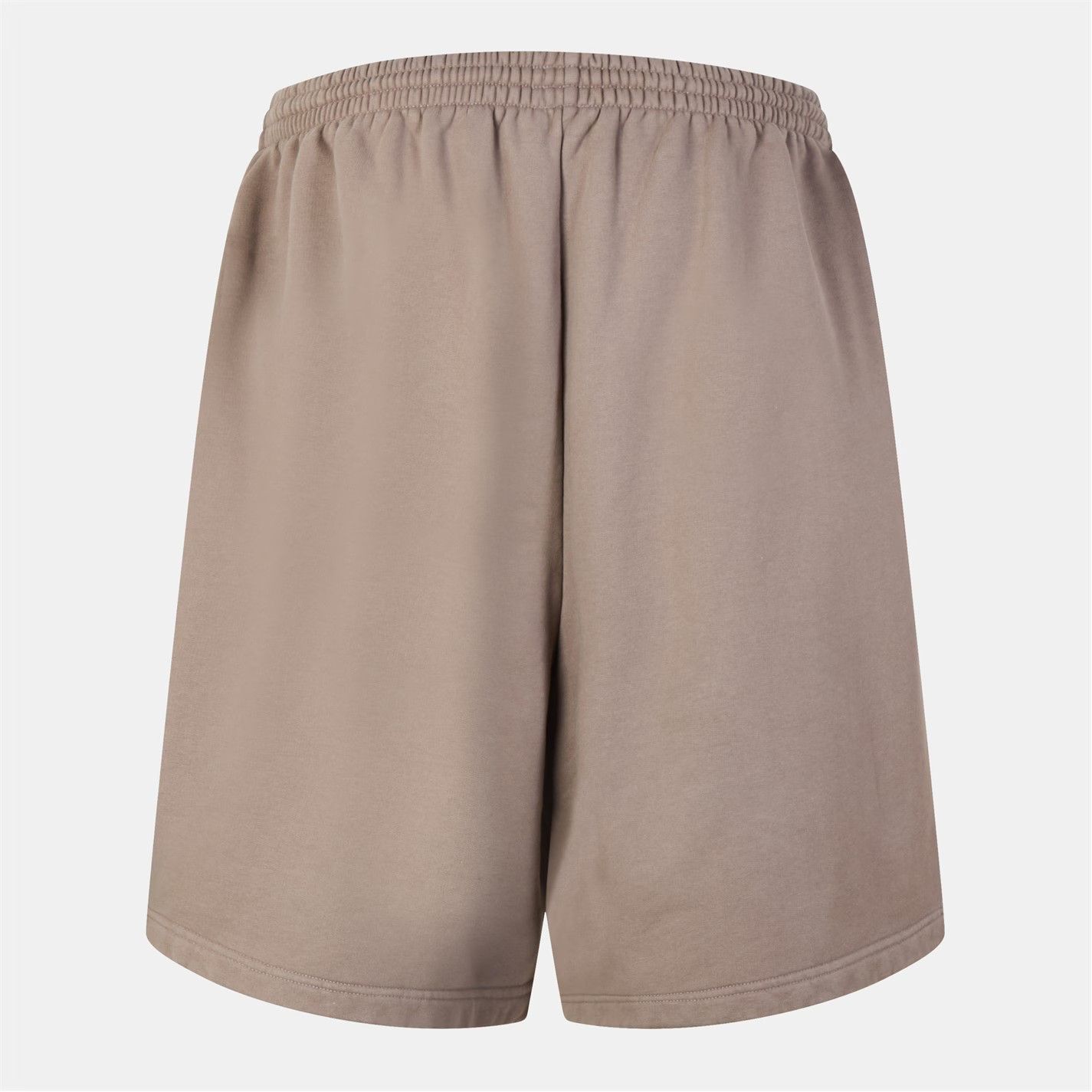 Balenciaga o1g2r1mq0226 Contemporary Fit Fleece Jogger Shorts In Taupe Size US 30 / EU 46 - 2 Thumbnail