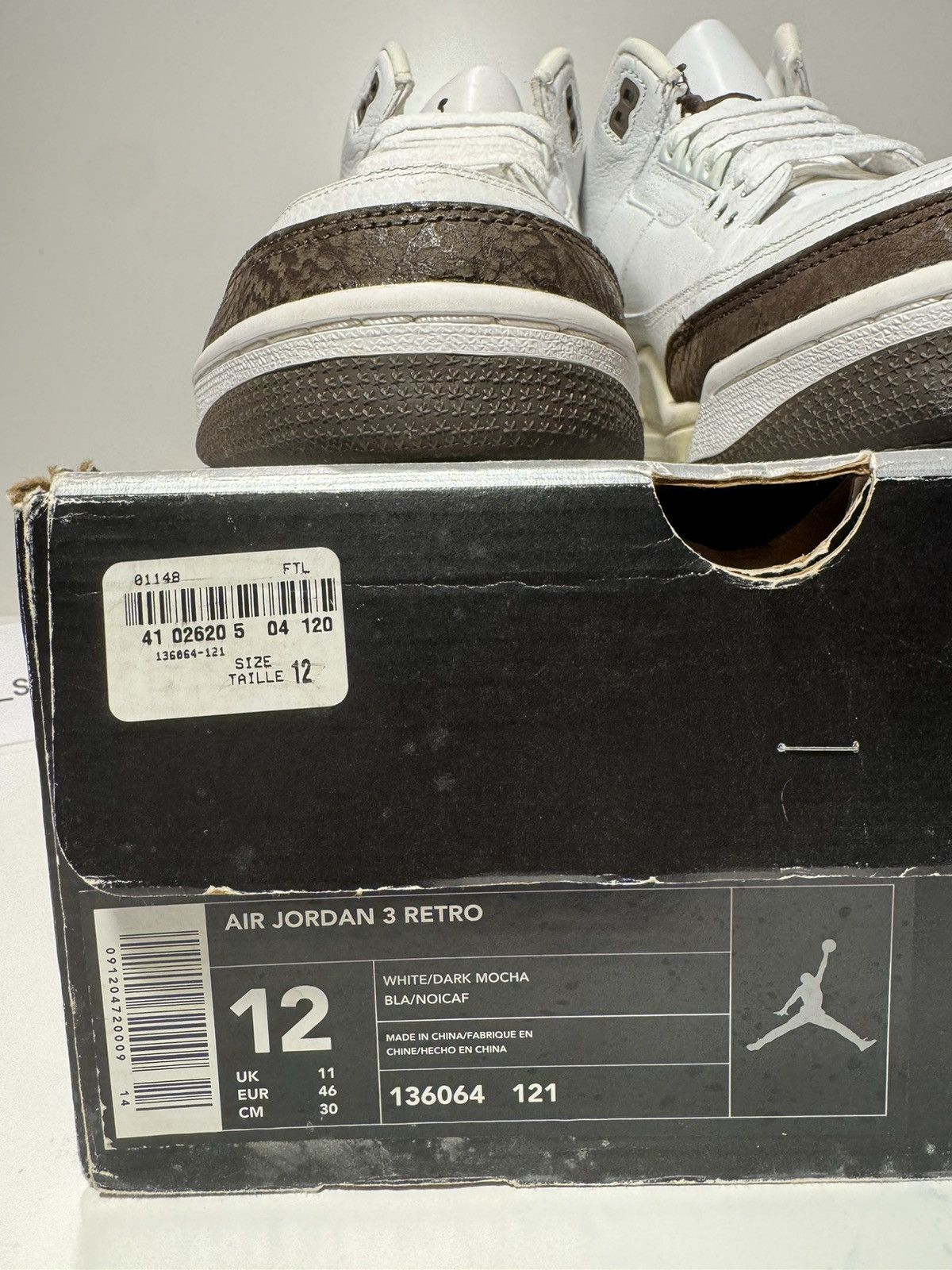 Jordan Brand Jordan 3 Mocha Size US 12 / EU 45 - 8 Thumbnail