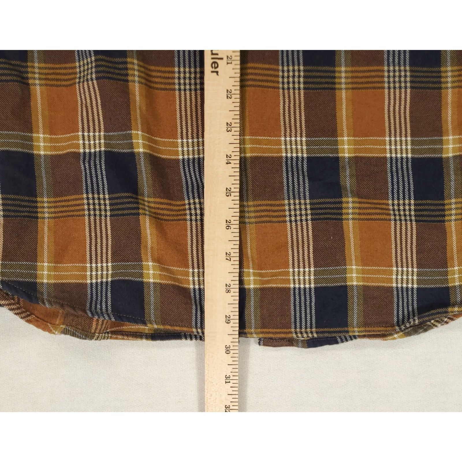 Wallace & Barnes Wallace & Barnes Plaid Flannel Button Up Shirt Blue Brown L Mens Long Sleeve Multicolor Button-Up Shirt Size US L / EU 52-54 / 3 - 5 Thumbnail
